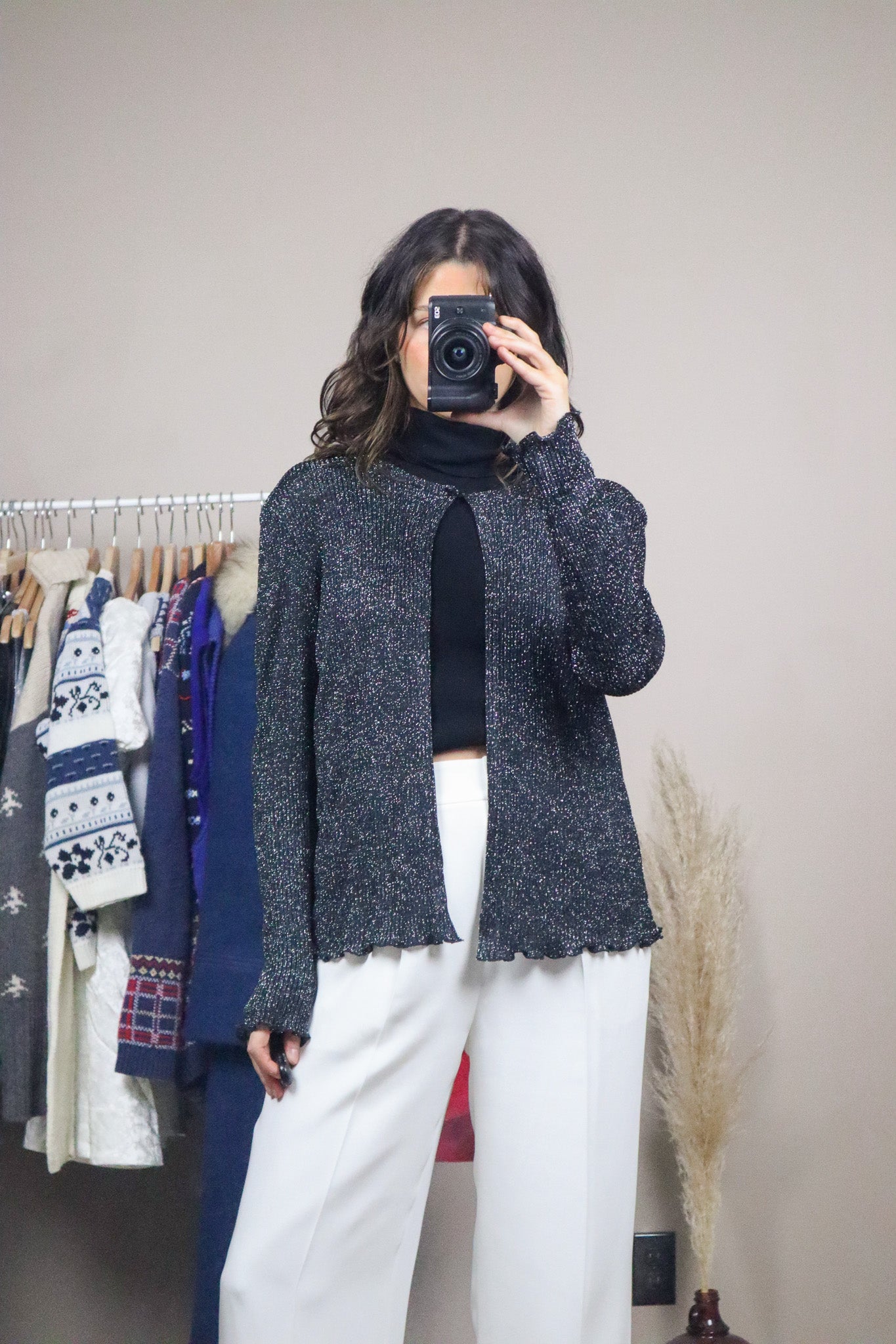 Made in Canada x Vintage x Shimmer Cardigan (8/10)