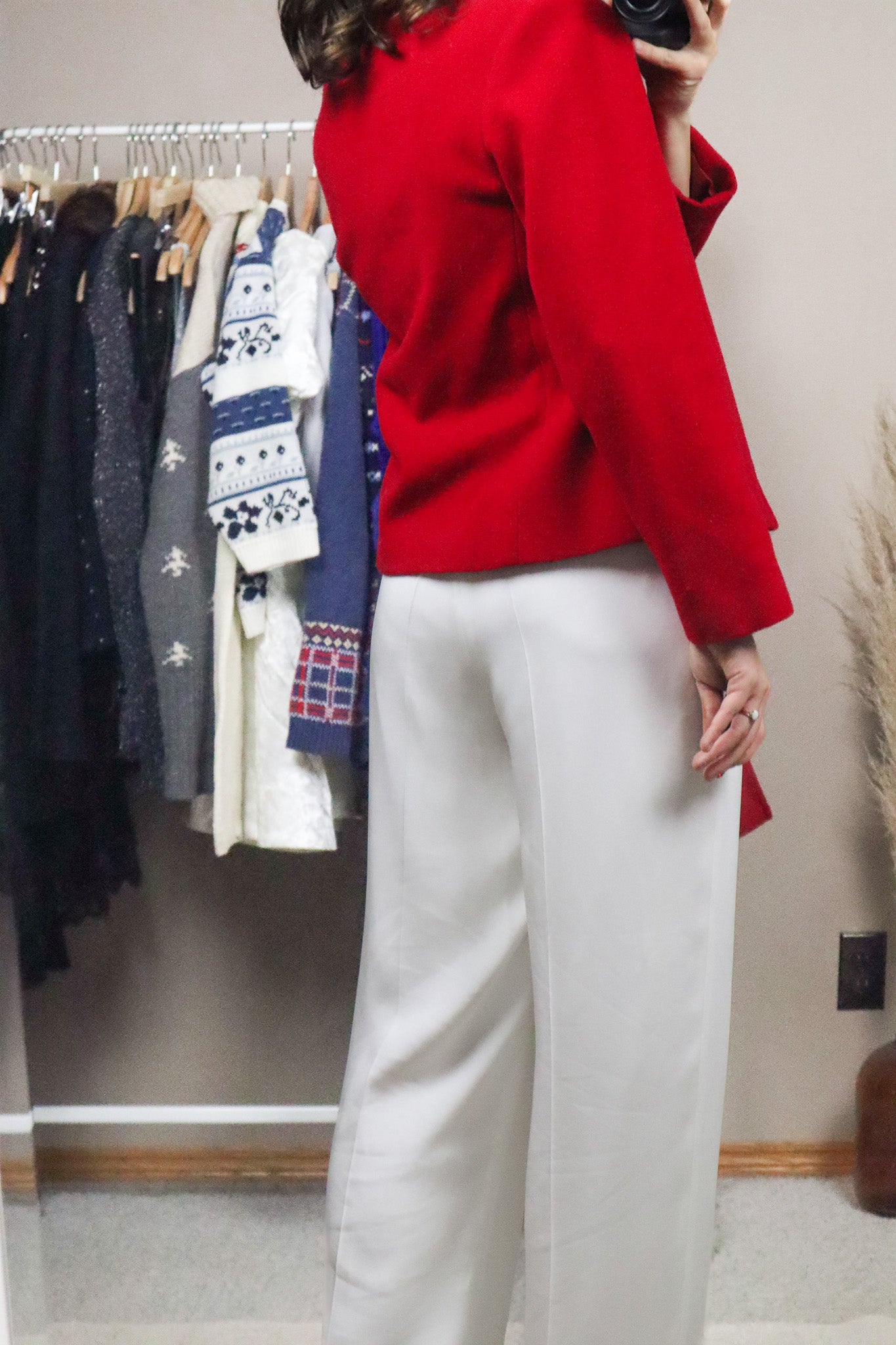 Vintage x Wool Blend Cropped Jacket (XS/S)