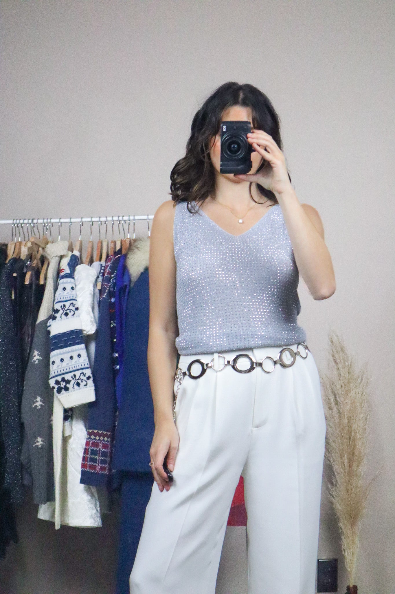 Vintage x Rhinstone Tank (S)