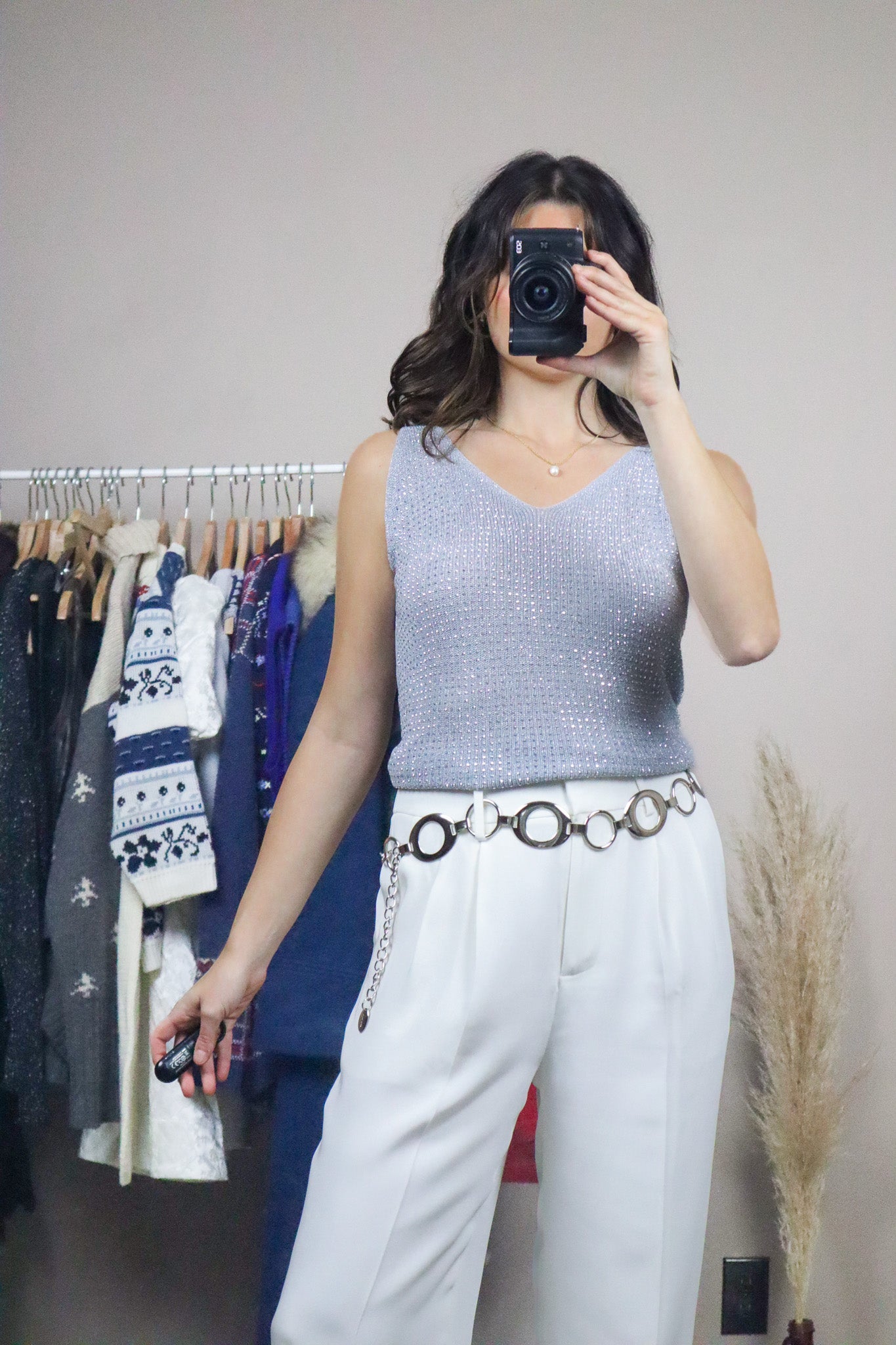 Vintage x Rhinstone Tank (S)