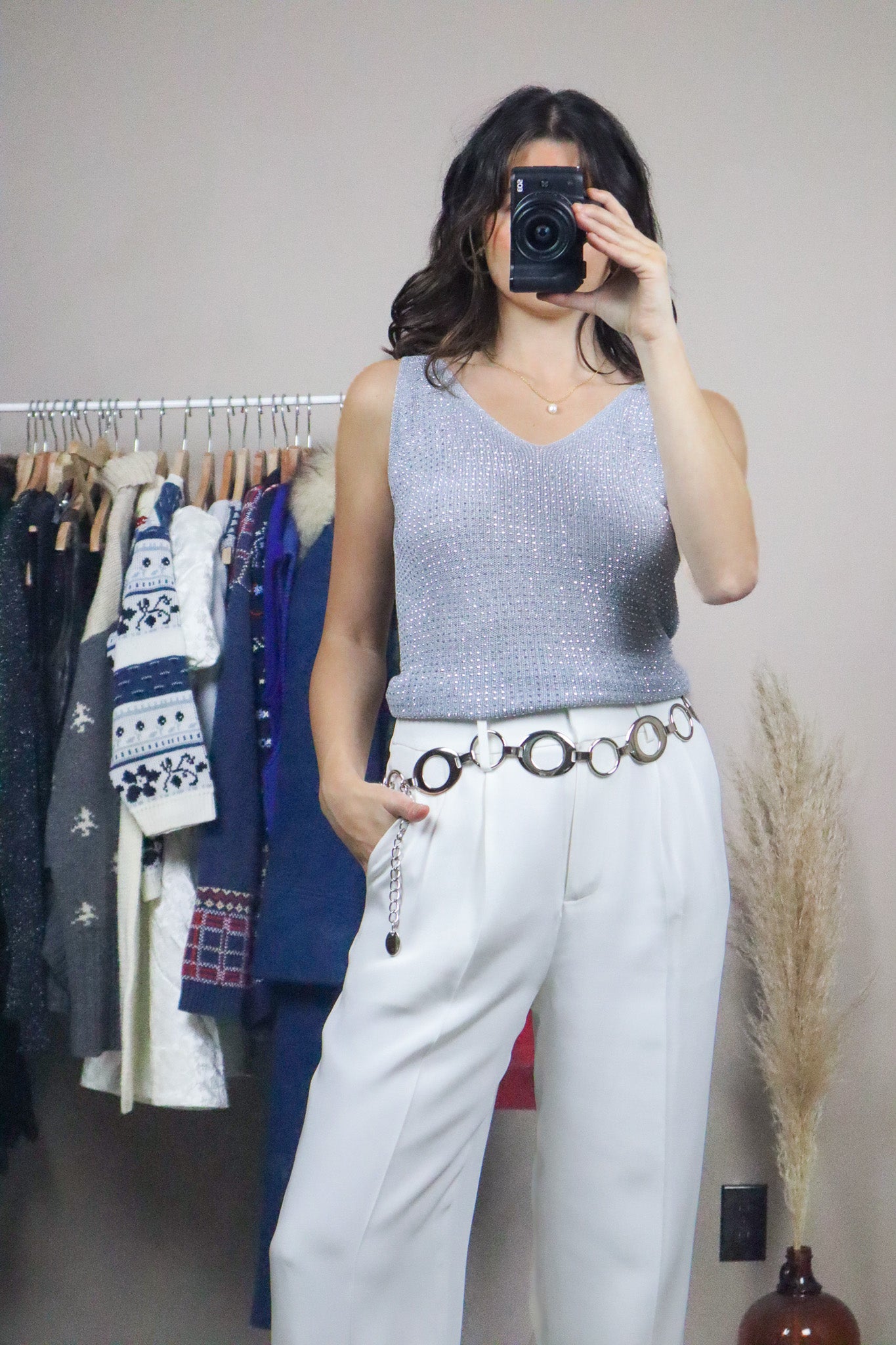 Vintage x Rhinstone Tank (S)
