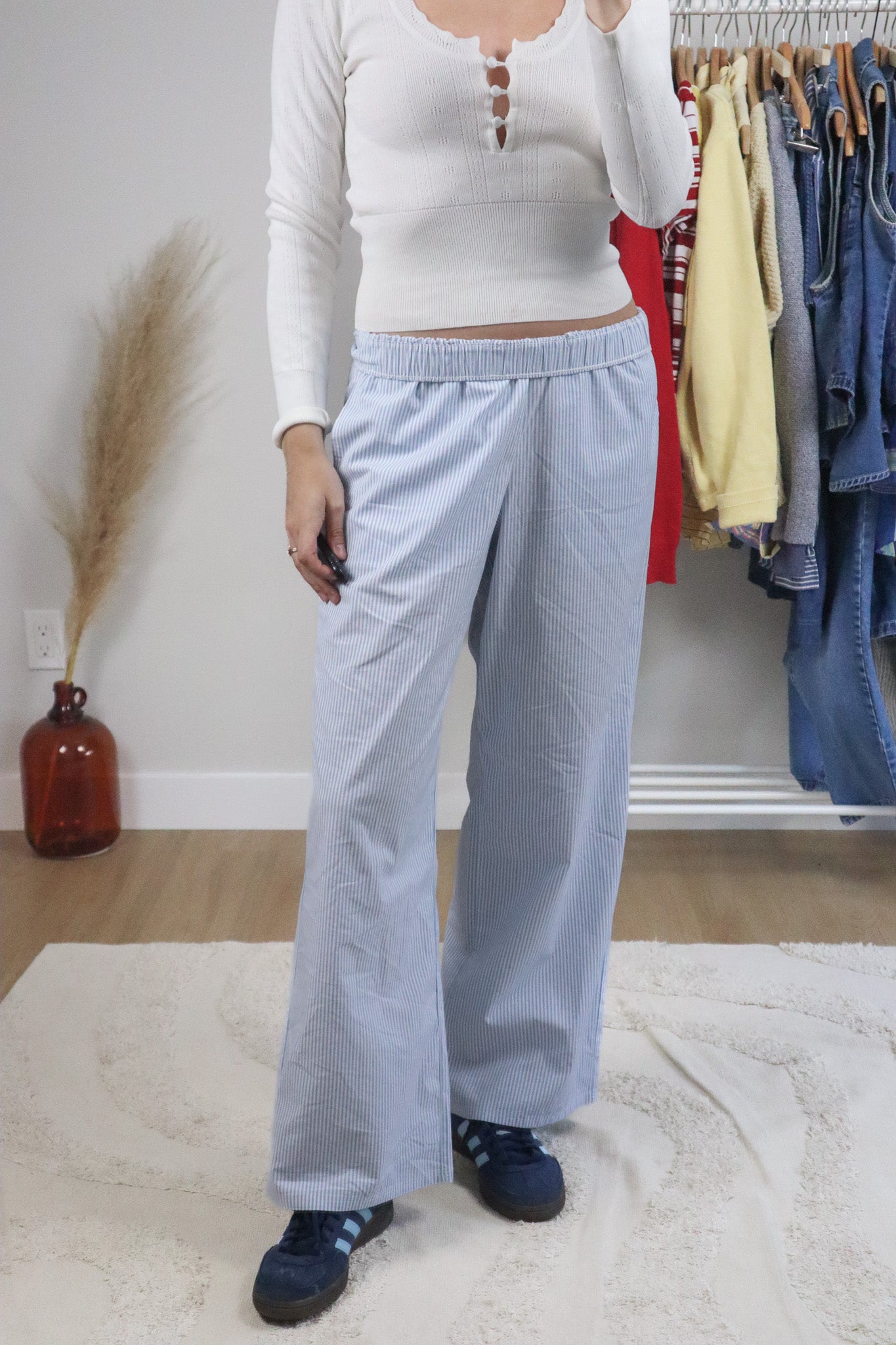 Modern x Pinstrip Pants (S)
