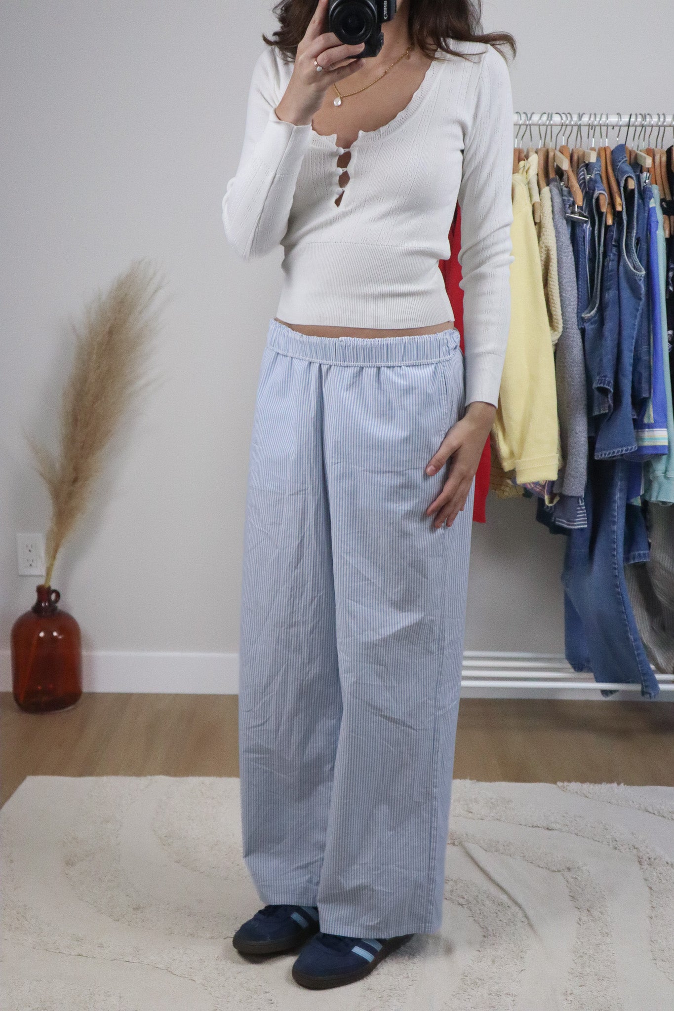 Modern x Pinstrip Pants (S)