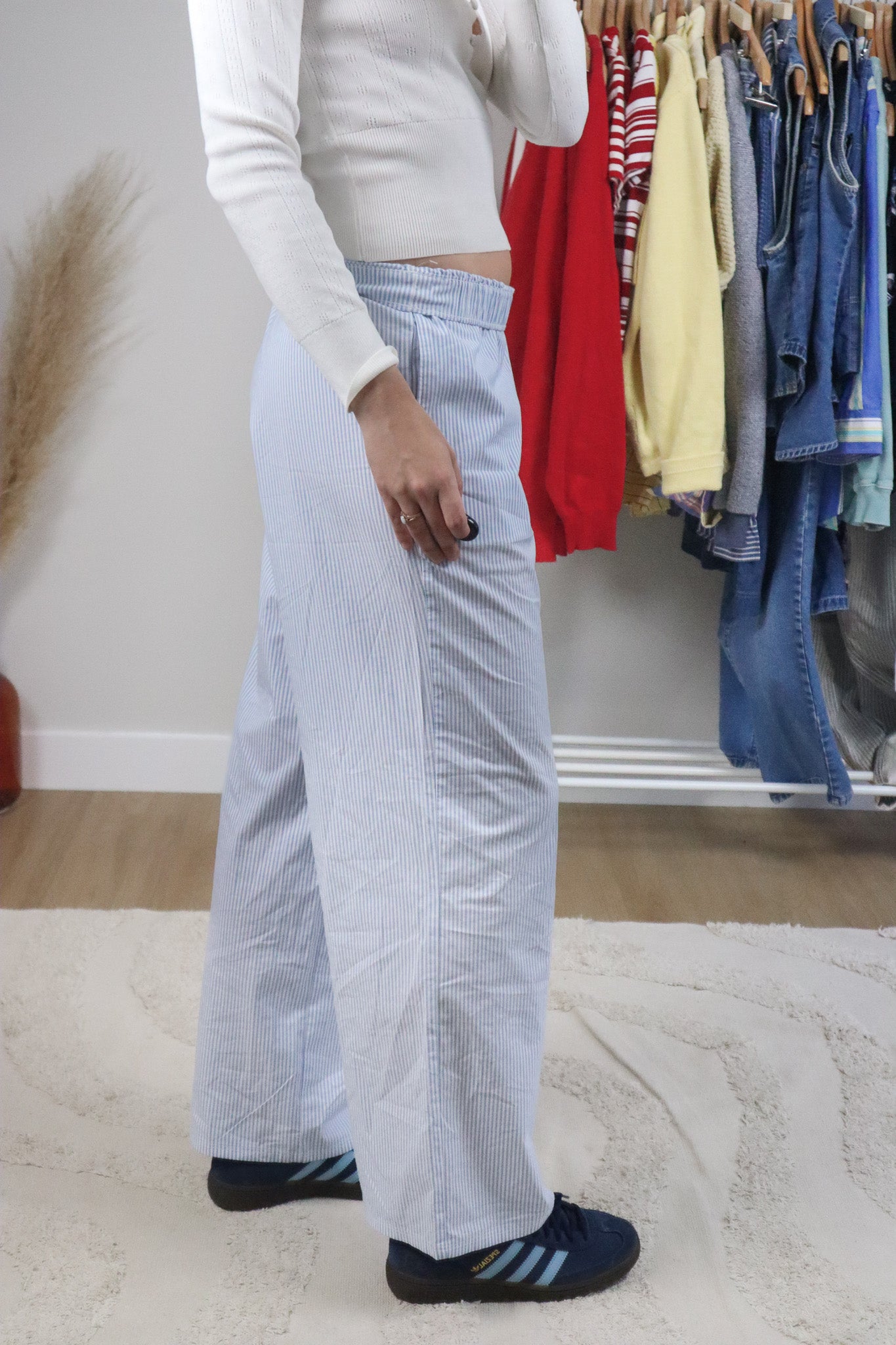 Modern x Pinstrip Pants (S)