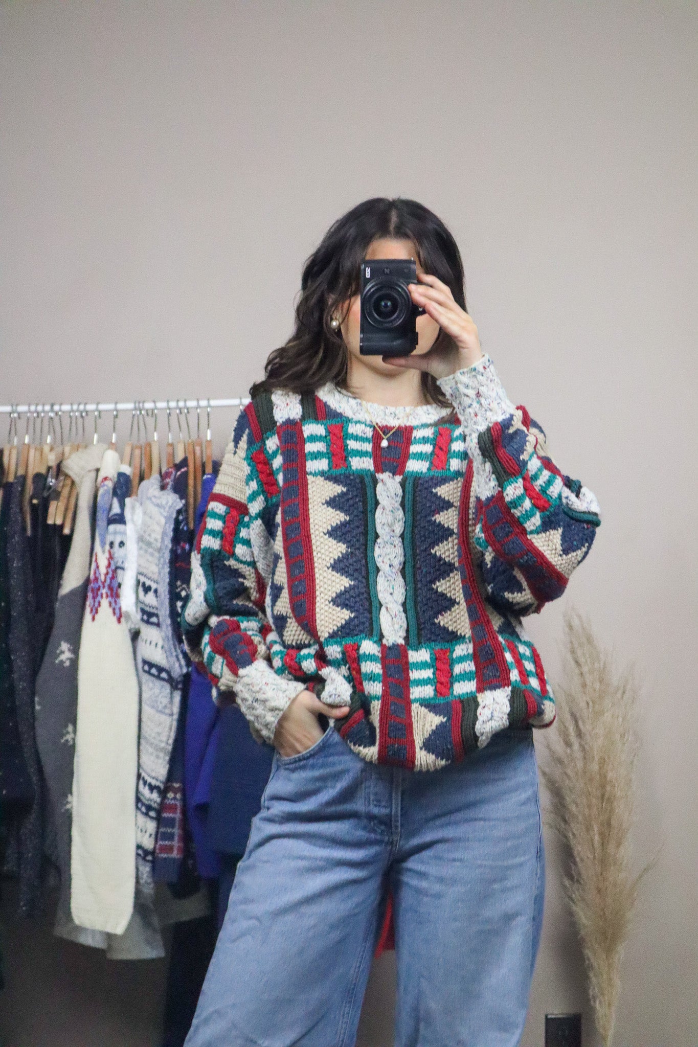 Vintage x Textured Chunky Knit (L/XL)