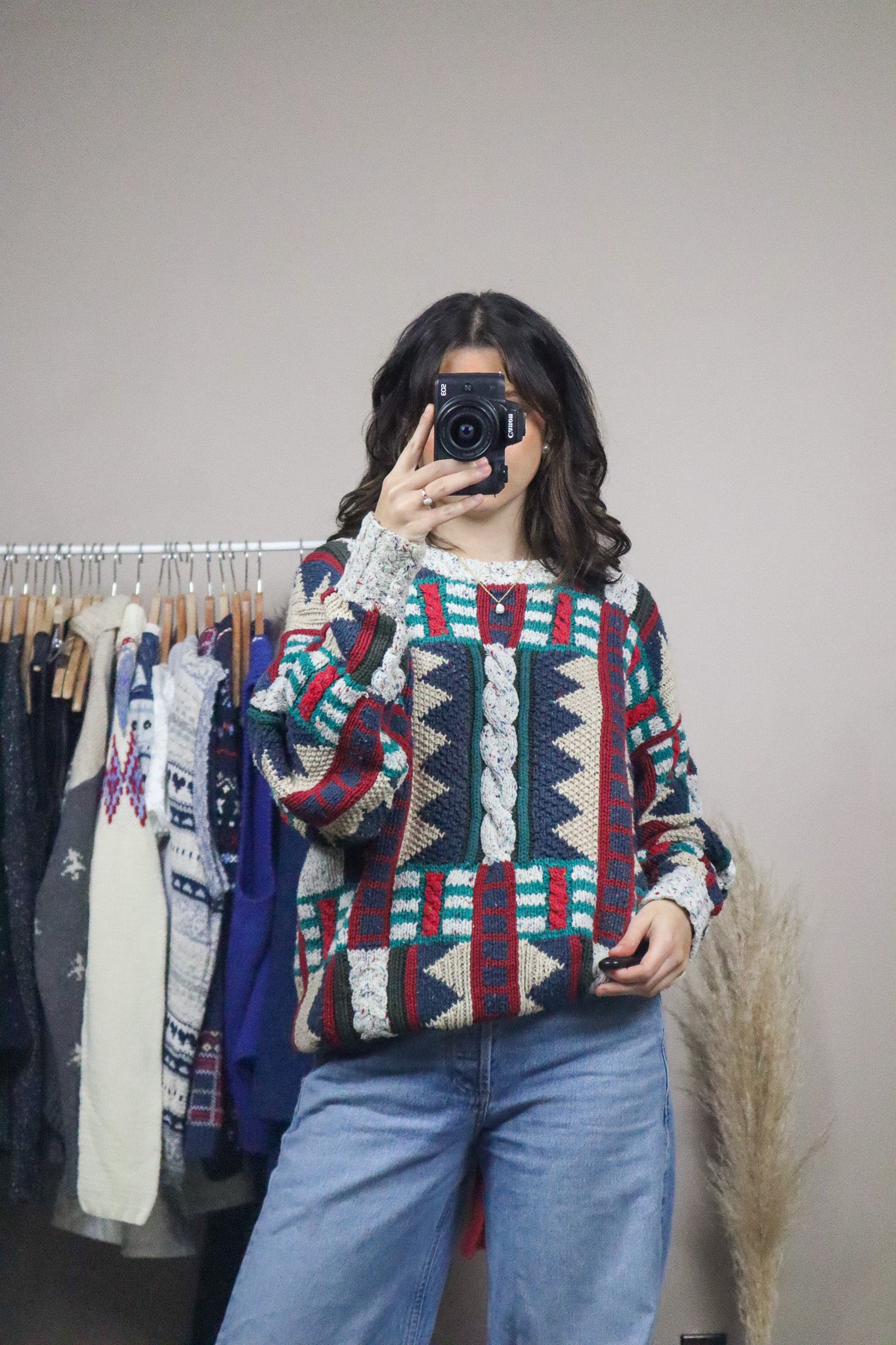 Vintage x Textured Chunky Knit (L/XL)