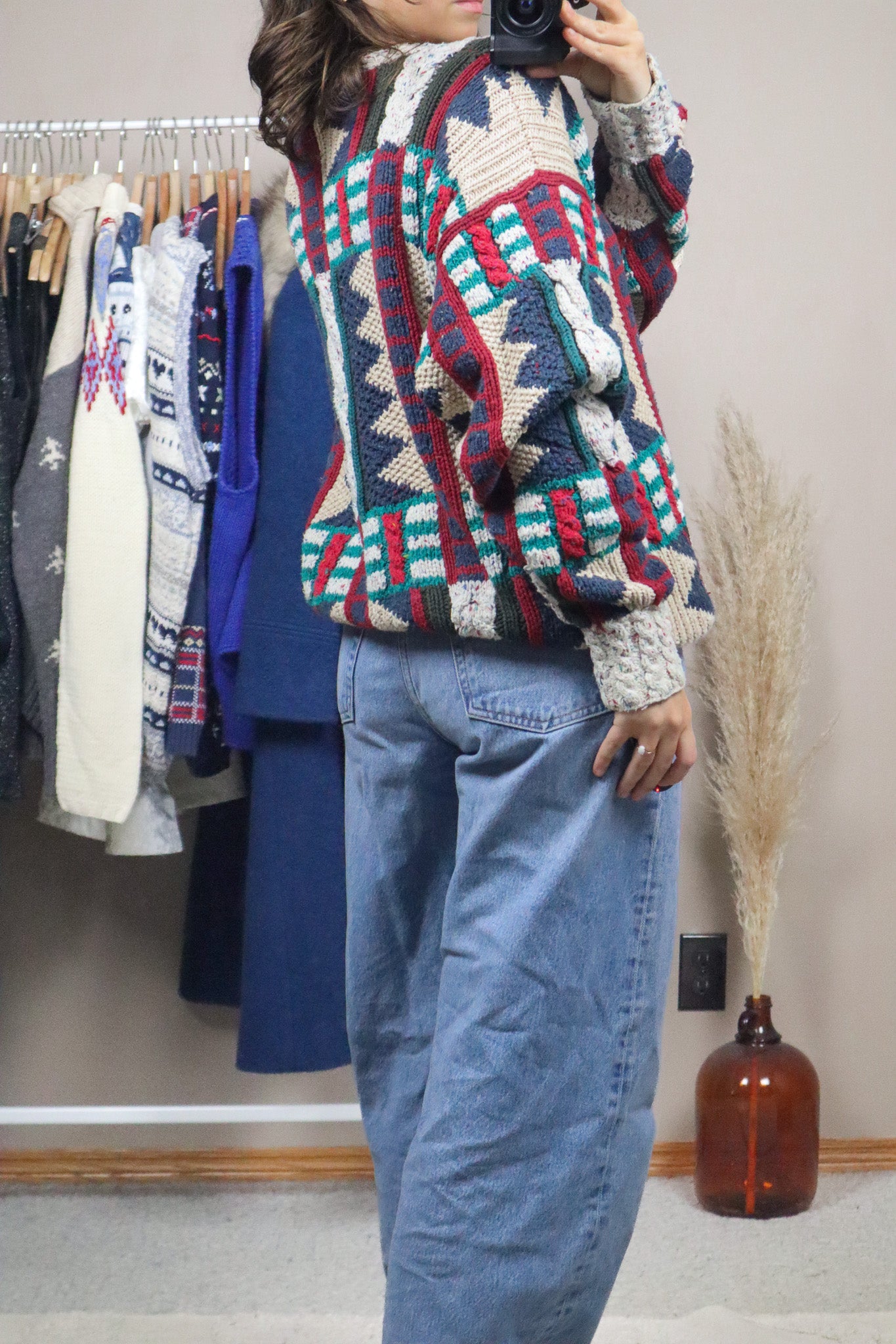 Vintage x Textured Chunky Knit (L/XL)