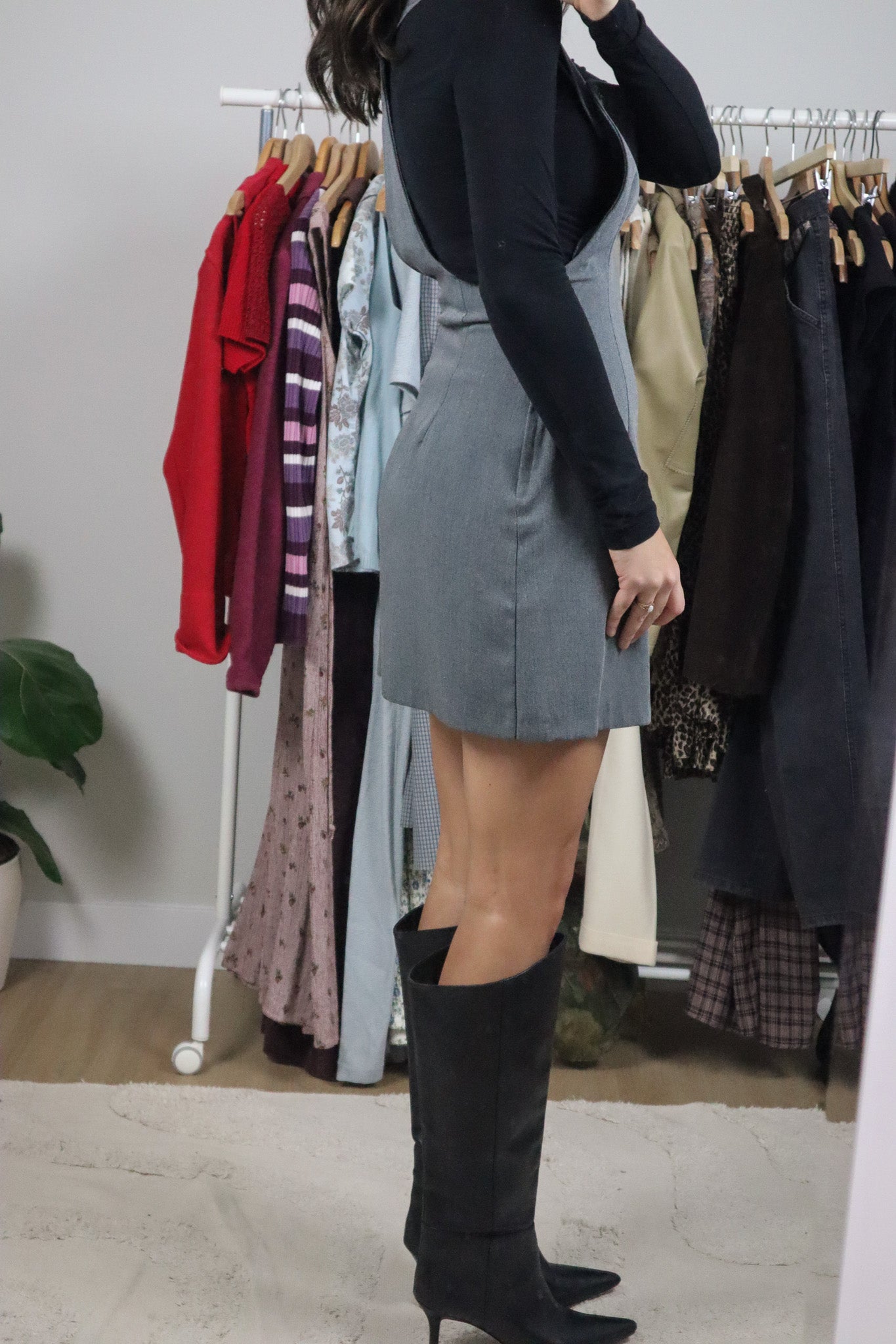 Made in Canada x Vintage x Overall Dress (S)