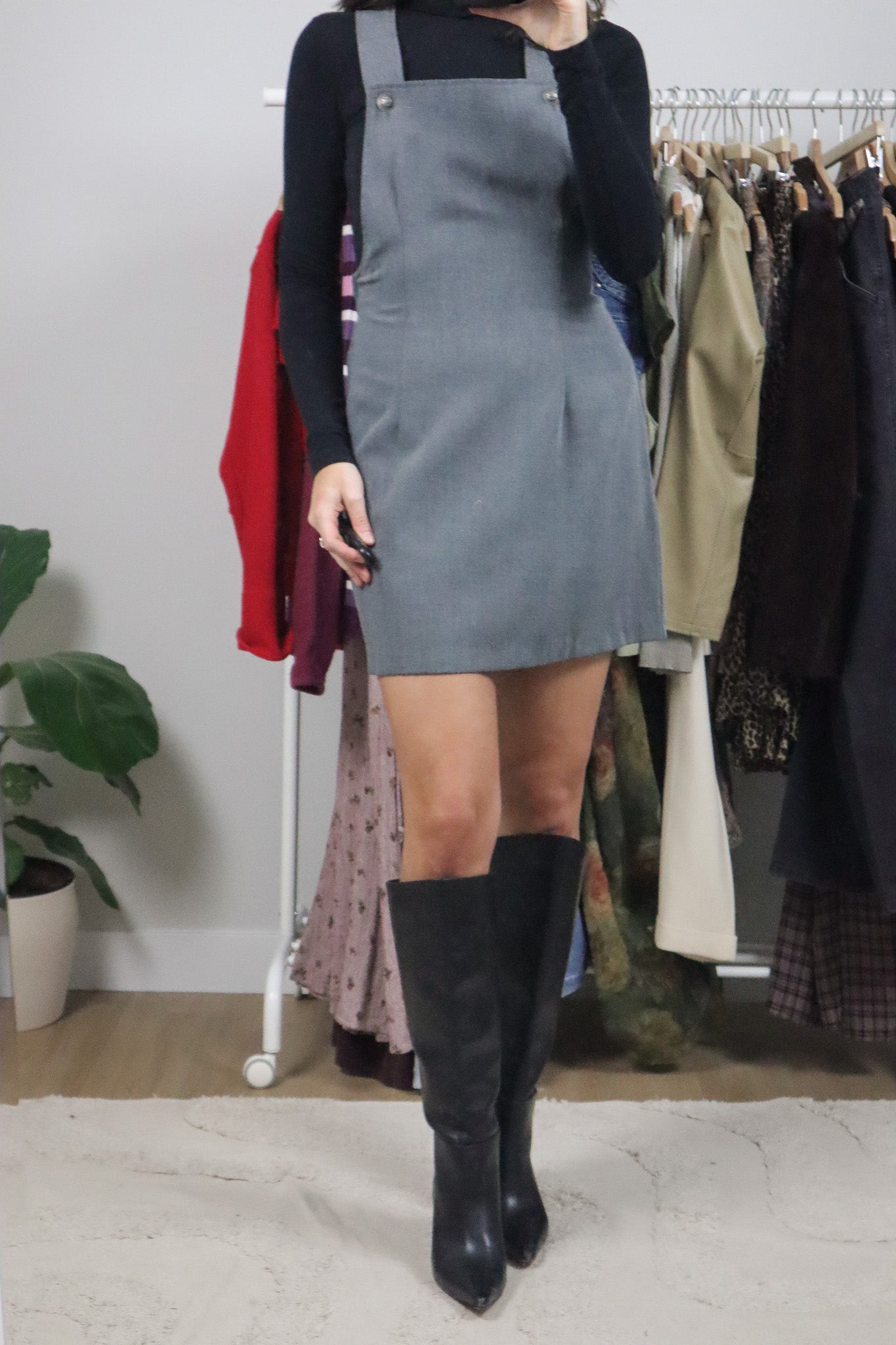 Made in Canada x Vintage x Overall Dress (S)