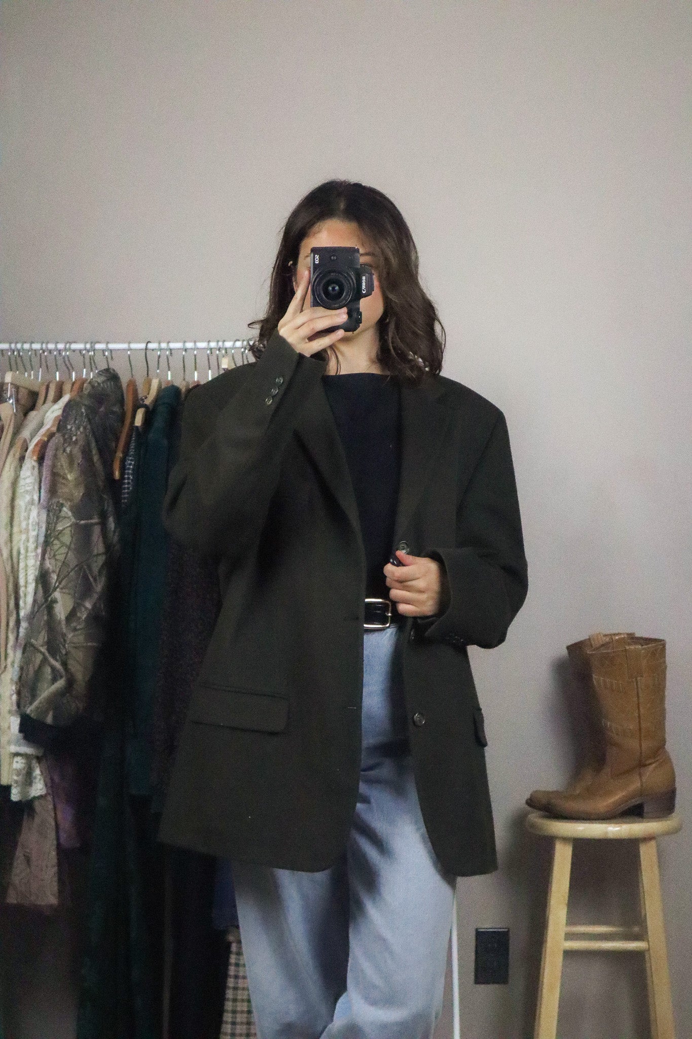Made in Canada x Vintage x Wool & Cashmere Blazer (L/XL)