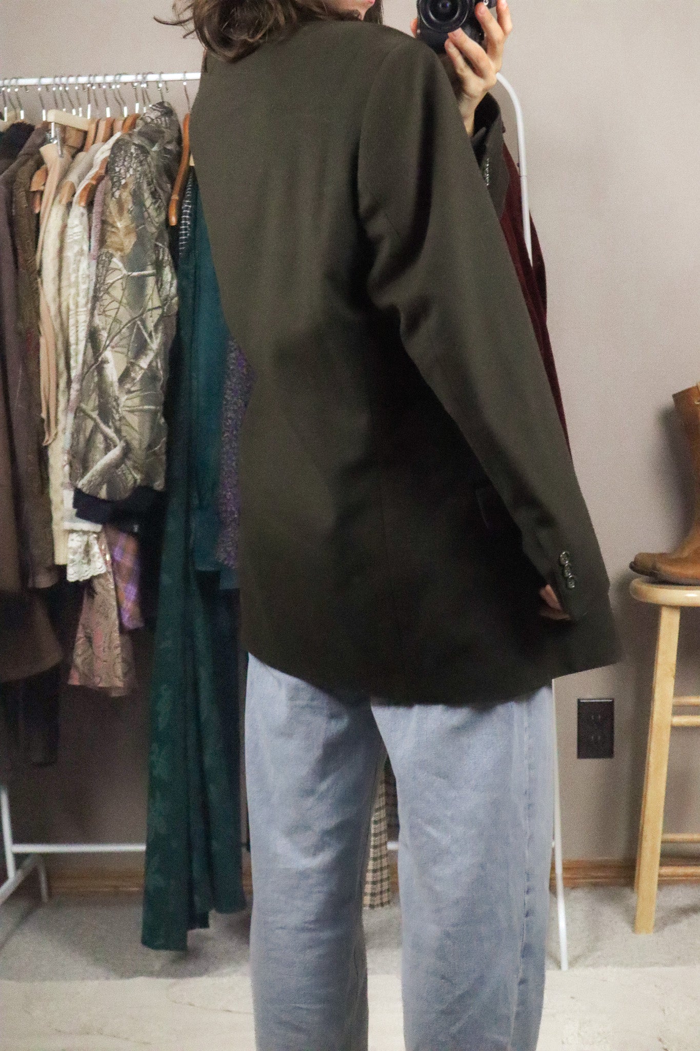 Made in Canada x Vintage x Wool & Cashmere Blazer (L/XL)