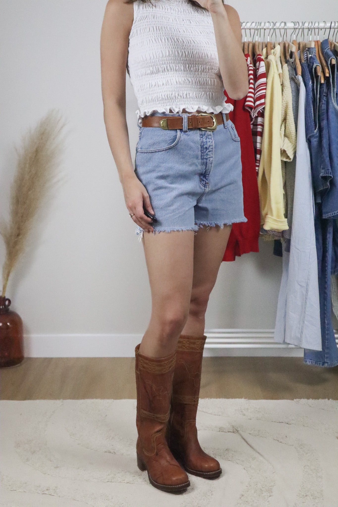 Vintage x Denim Shorts (4/6)