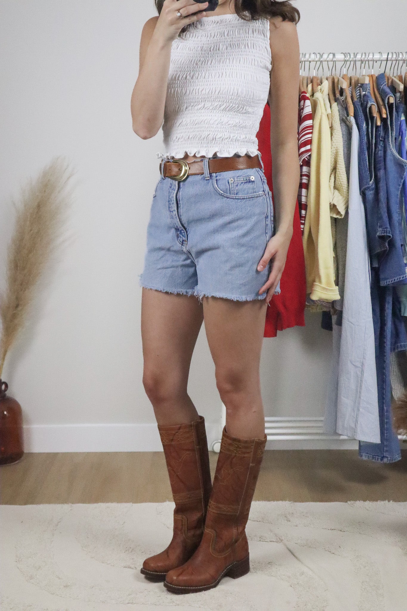 Vintage x Denim Shorts (4/6)