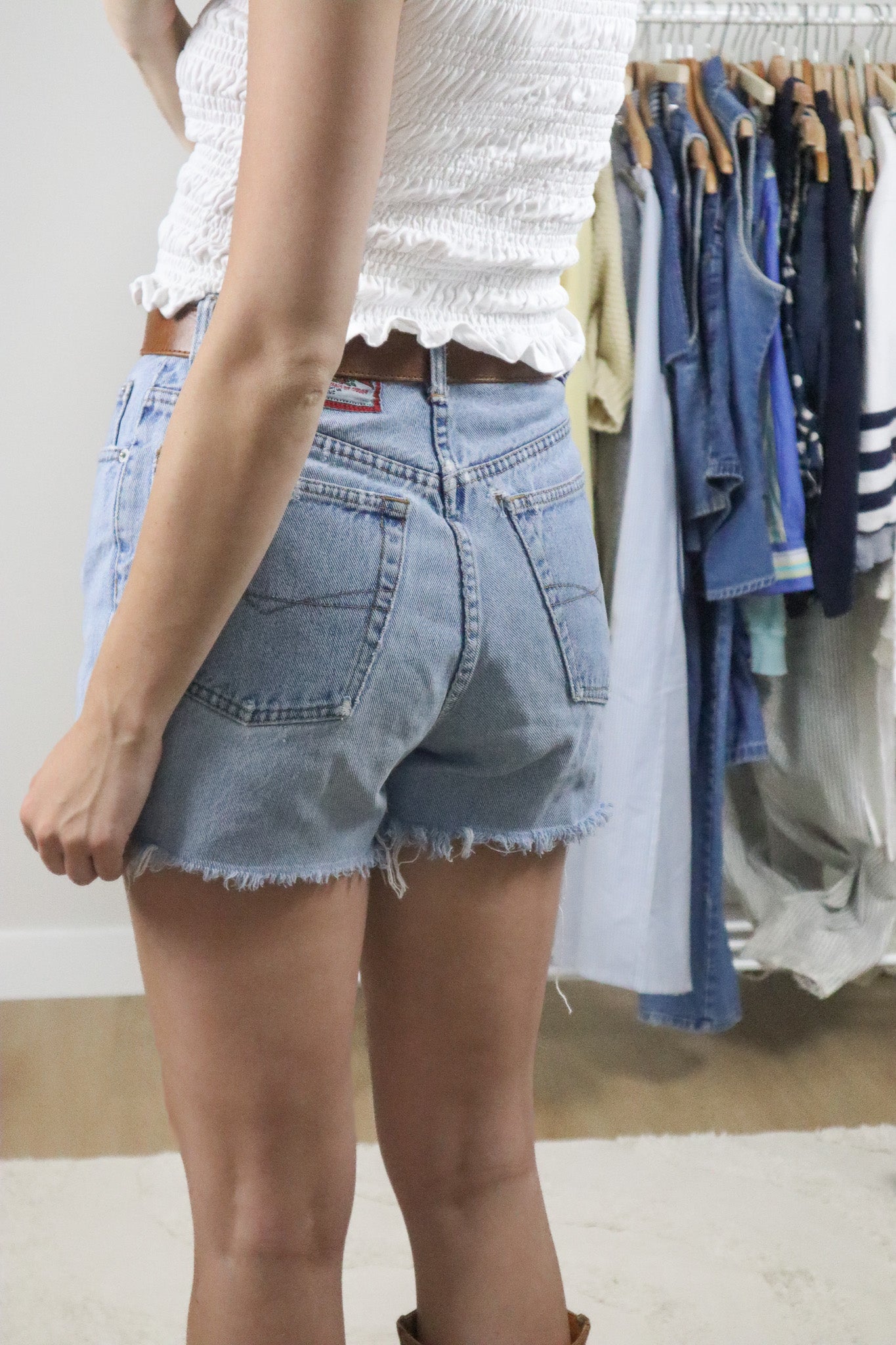Vintage x Denim Shorts (4/6)