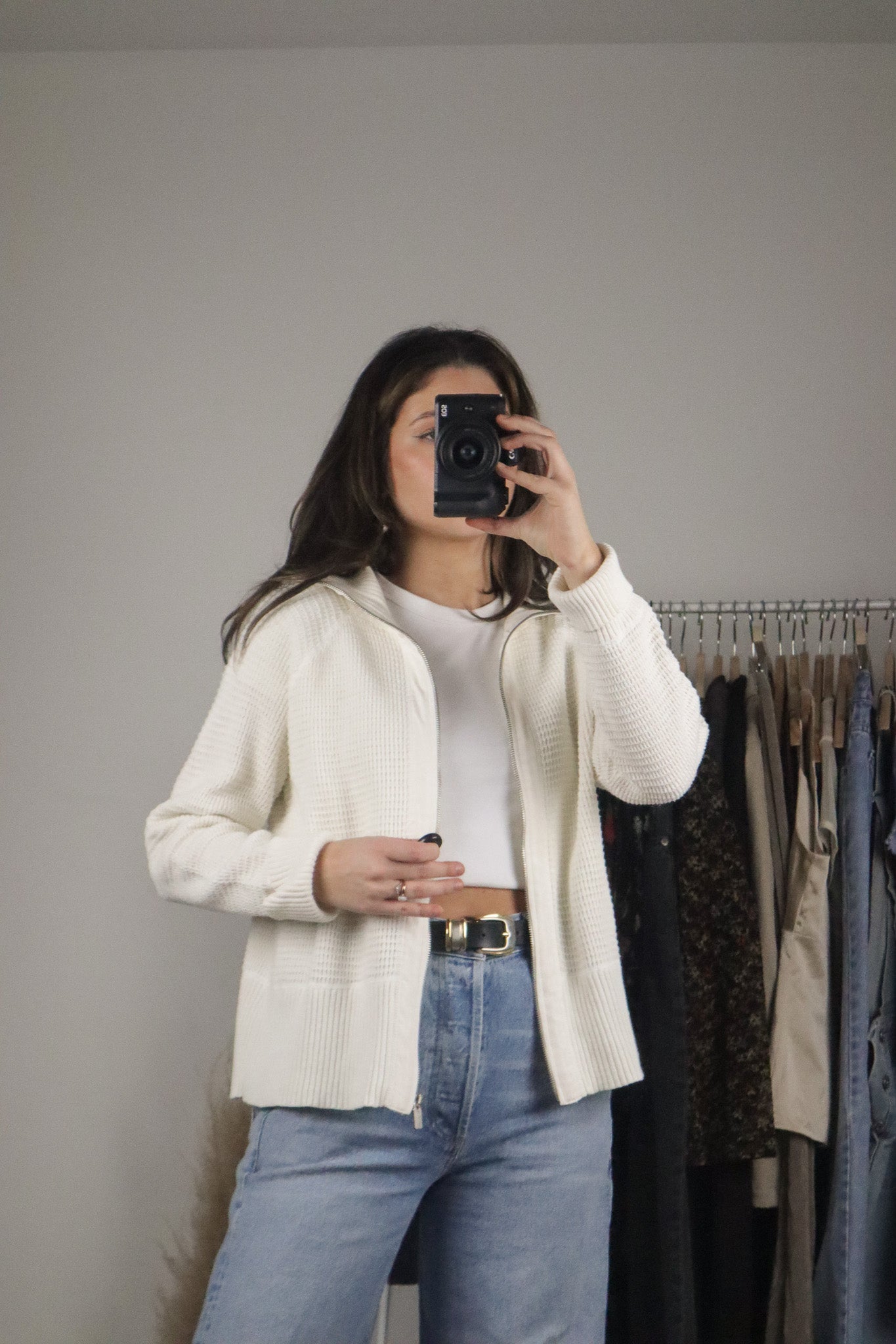 Vintage x Zip Up Sweater (M)