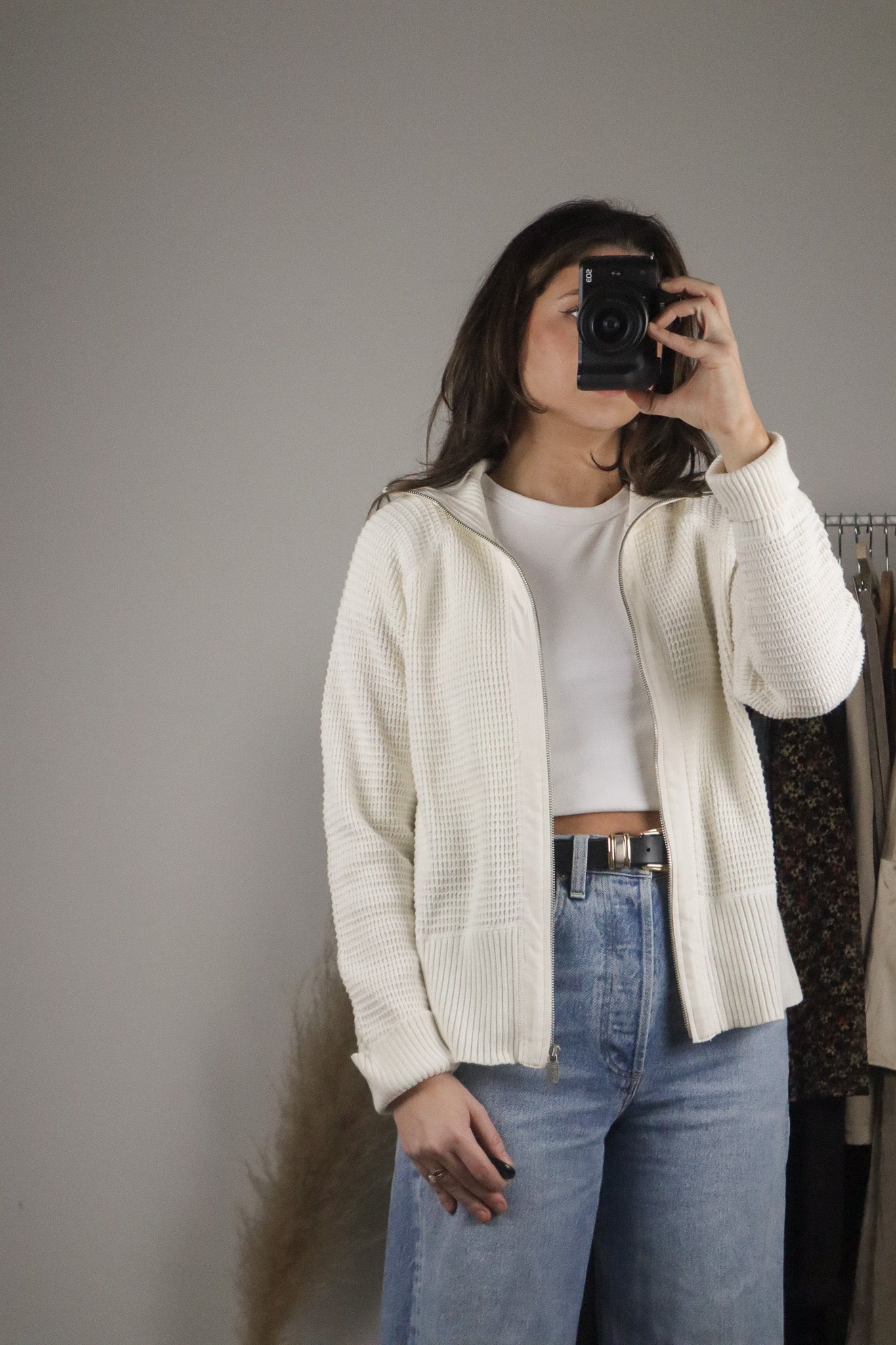 Vintage x Zip Up Sweater (M)