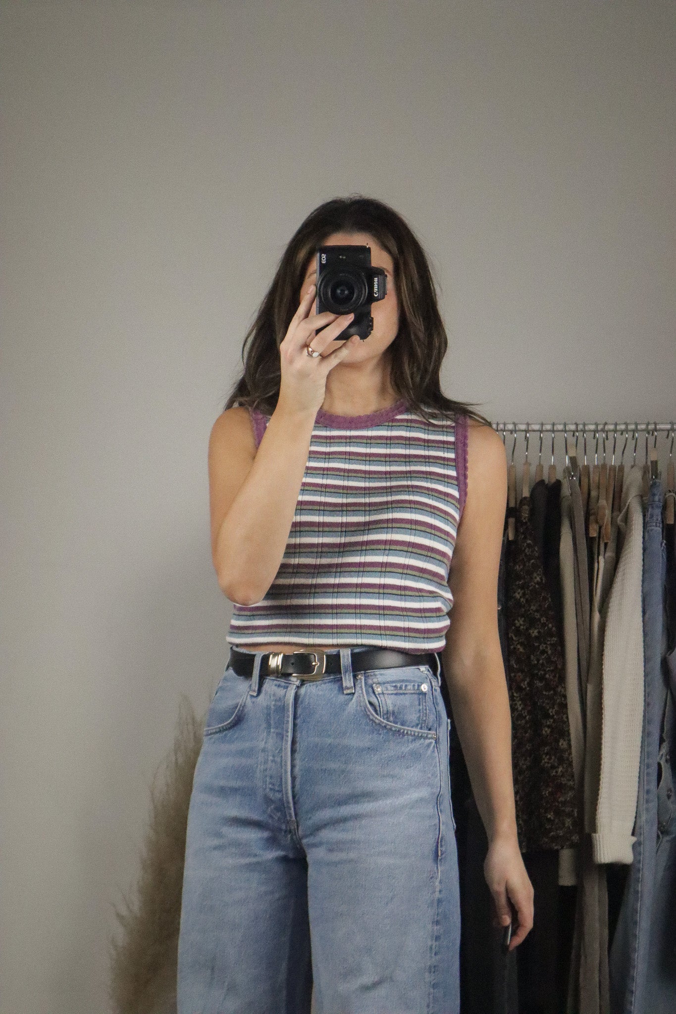 Made in Canada x Vintage x Strip Tank (M)