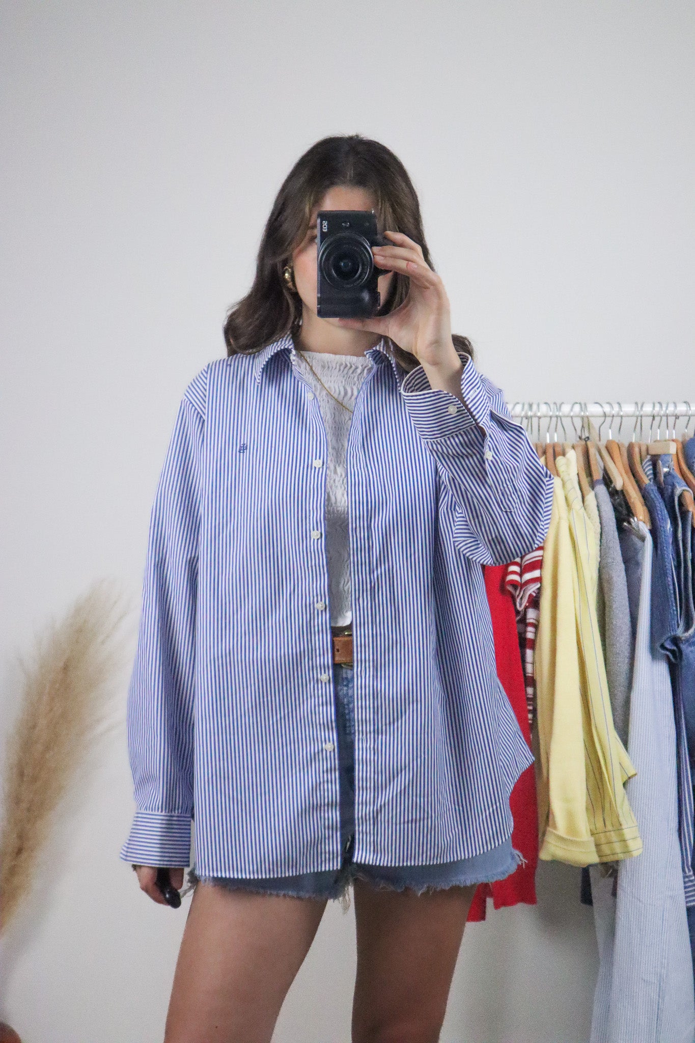 Vintage x Ralph Lauren Cotton Pinstrip Button Down (S-XL)