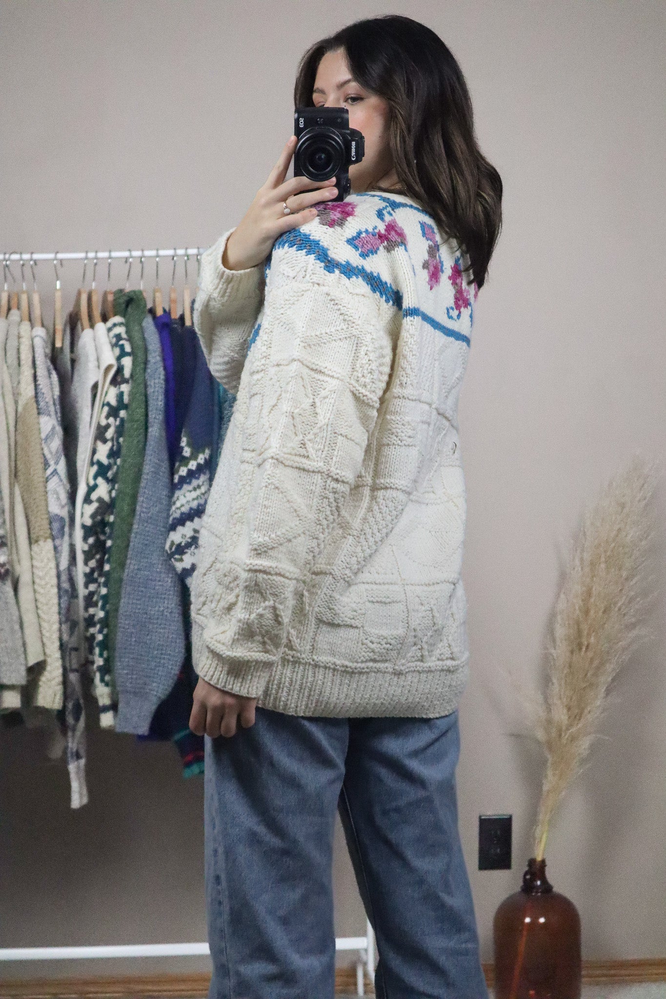 Handknit x V-Neck (M/L)
