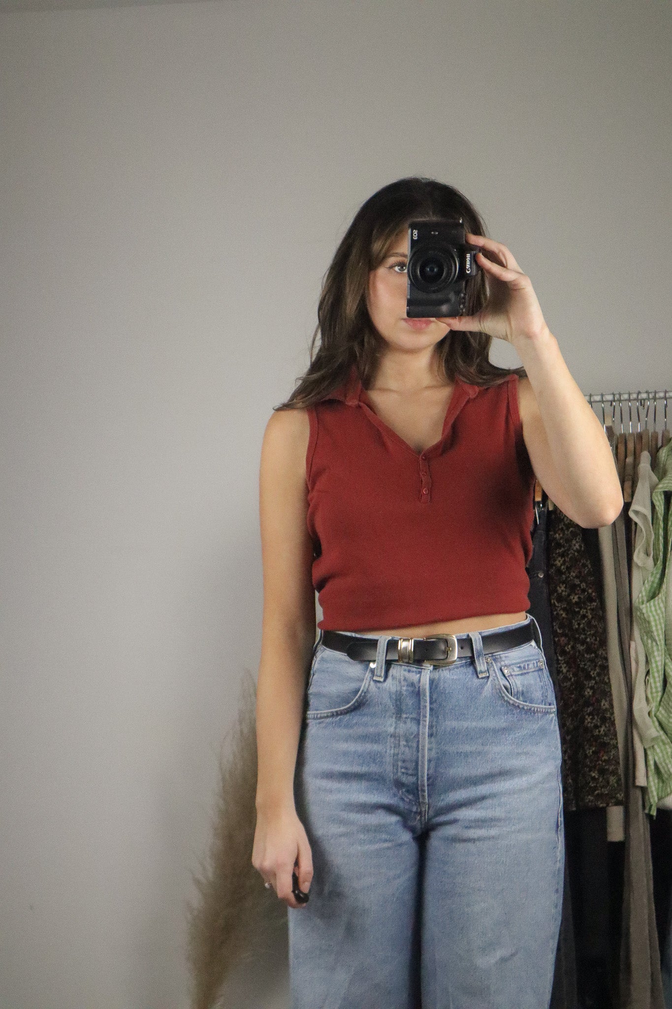 Vintage x Collared Tank (M)