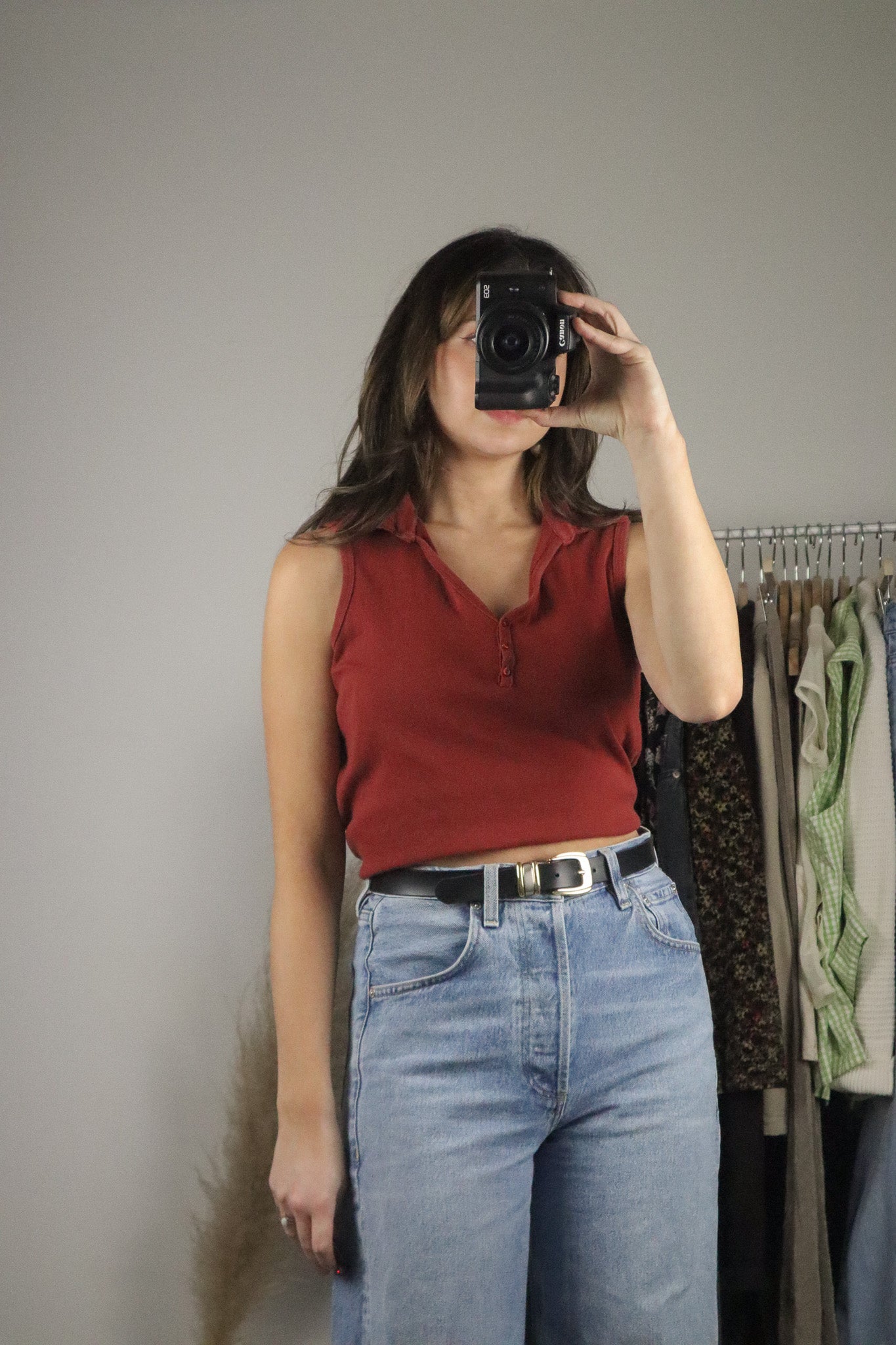 Vintage x Collared Tank (M)