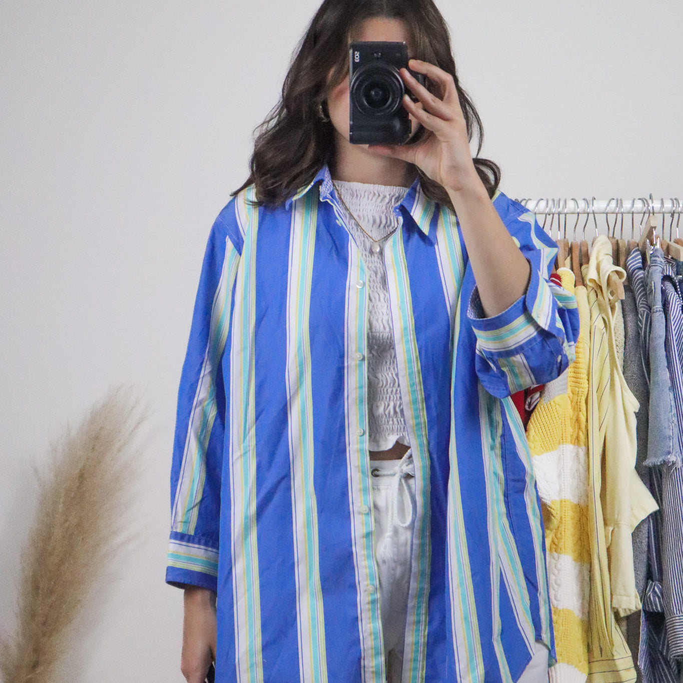 Vintage x Cotton Pinstrip Button Down (S-XL)