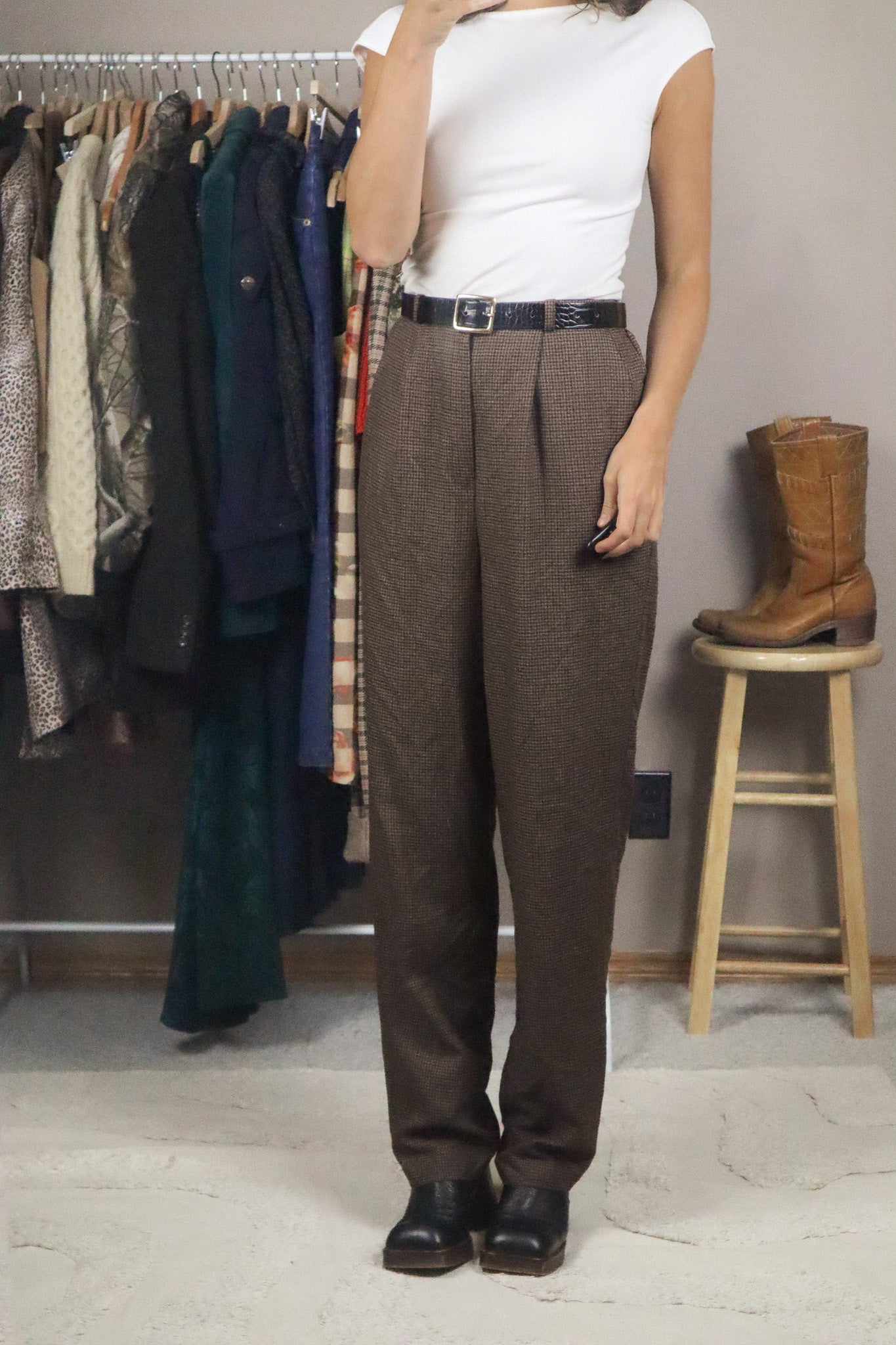 Made in USA x Vintage x Plaid Pants (8)