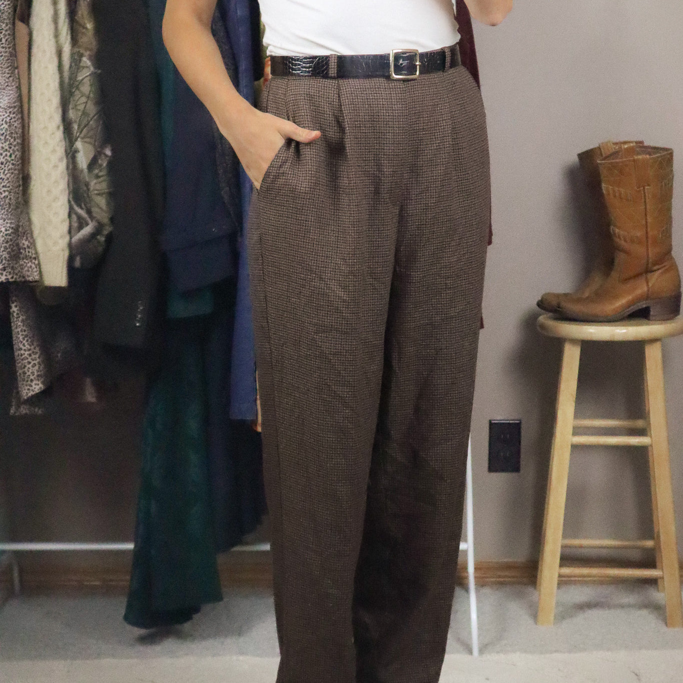 Made in USA x Vintage x Plaid Pants (8)