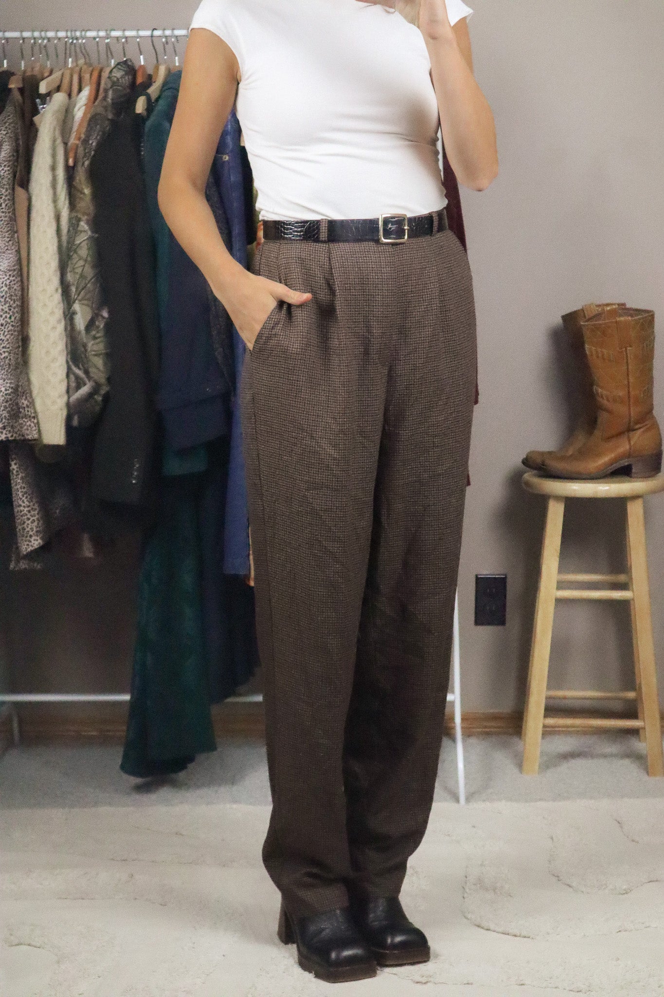 Made in USA x Vintage x Plaid Pants (8)