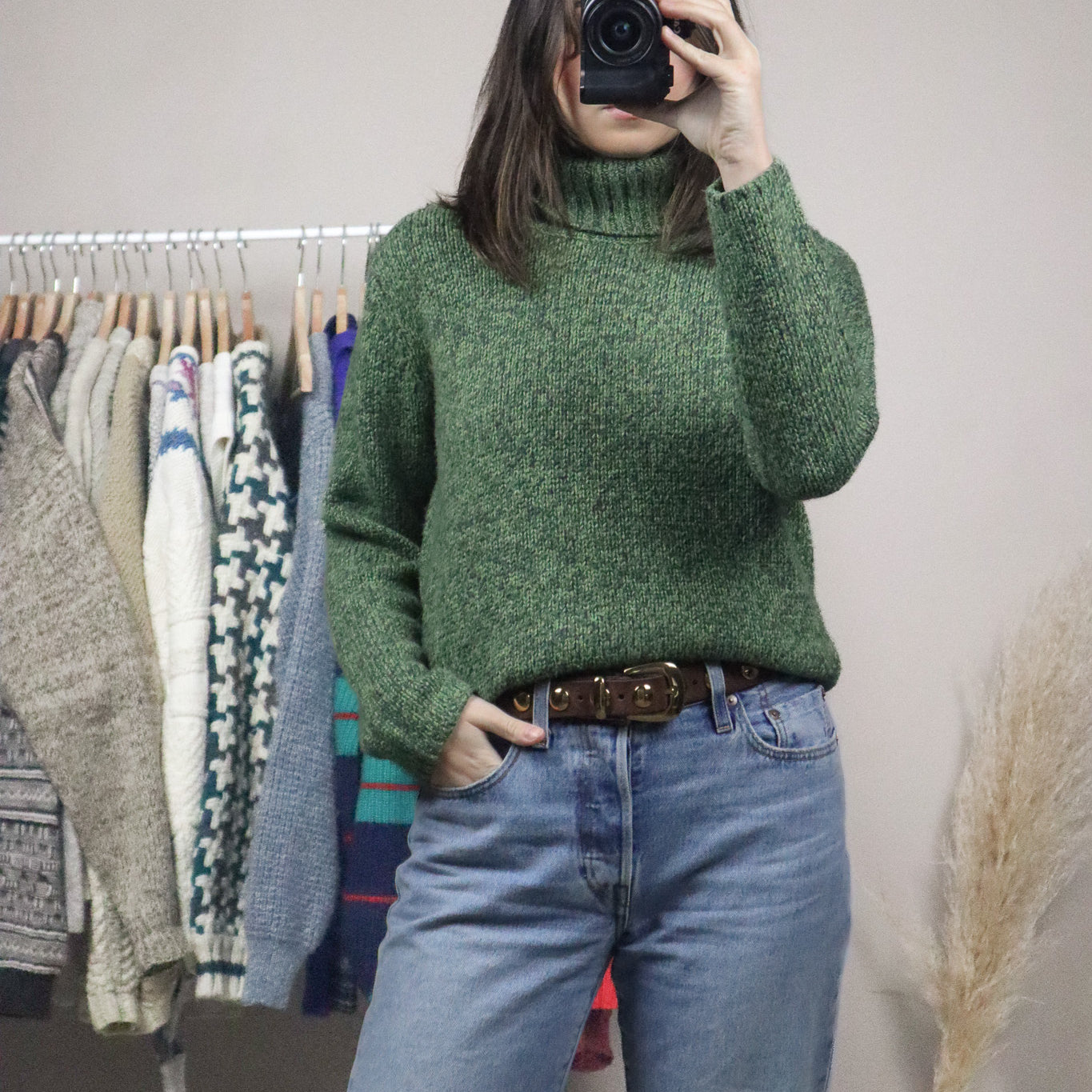 Vintage x Knit Turtleneck (S)