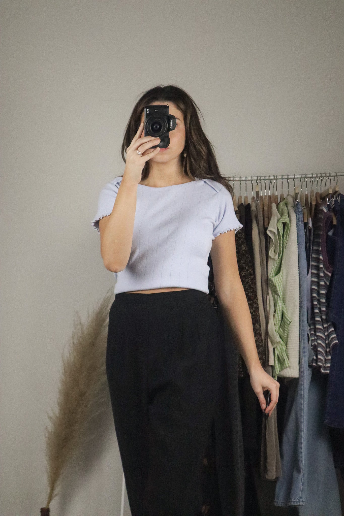 Vintage x Ribbed T-Shirt (M)