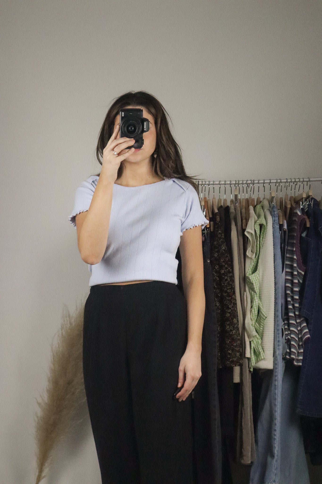 Vintage x Ribbed T-Shirt (M)