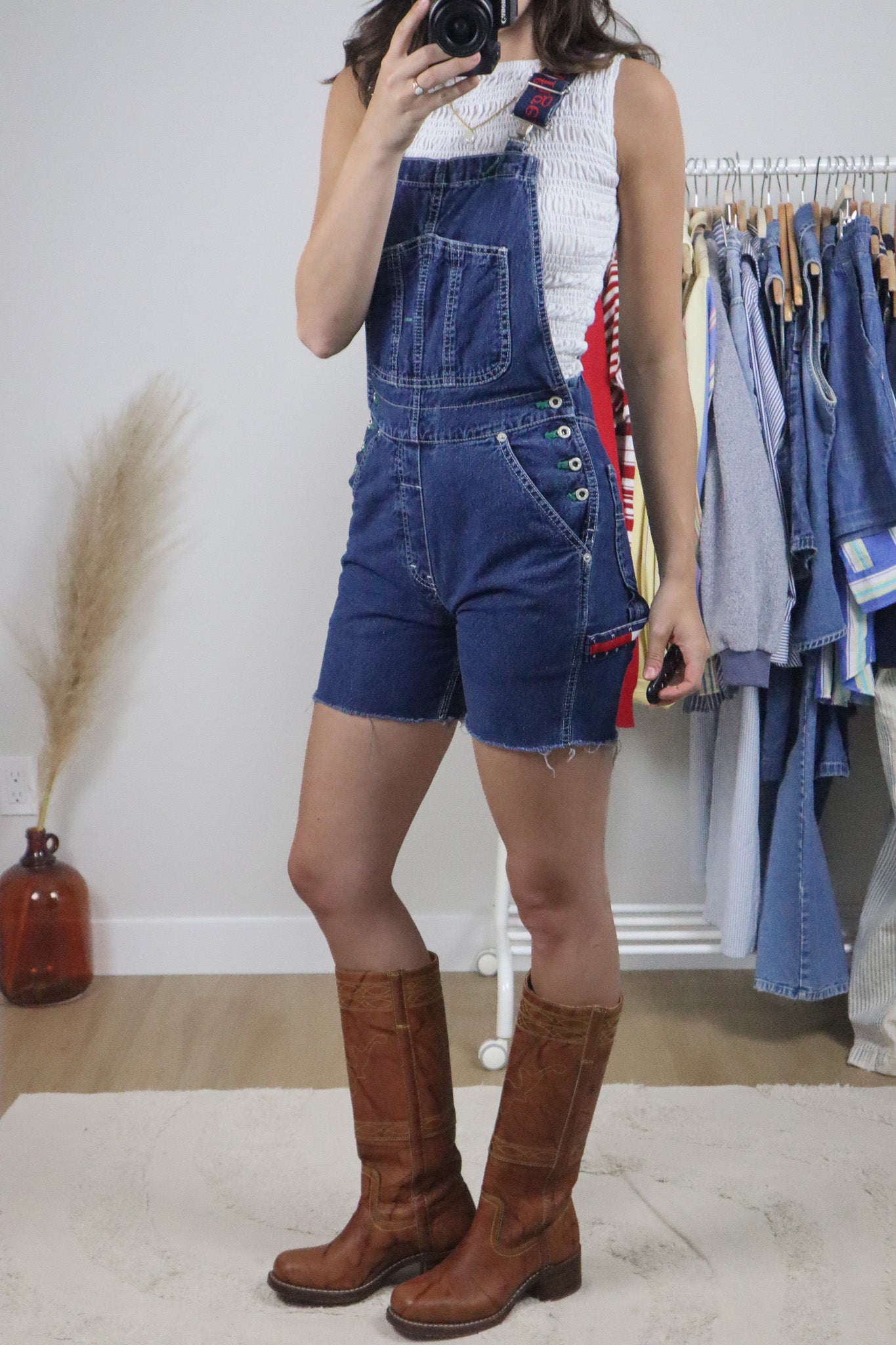Made in Canada x Vintage x Tommy Hilfiger Denim Shortalls (XXS)