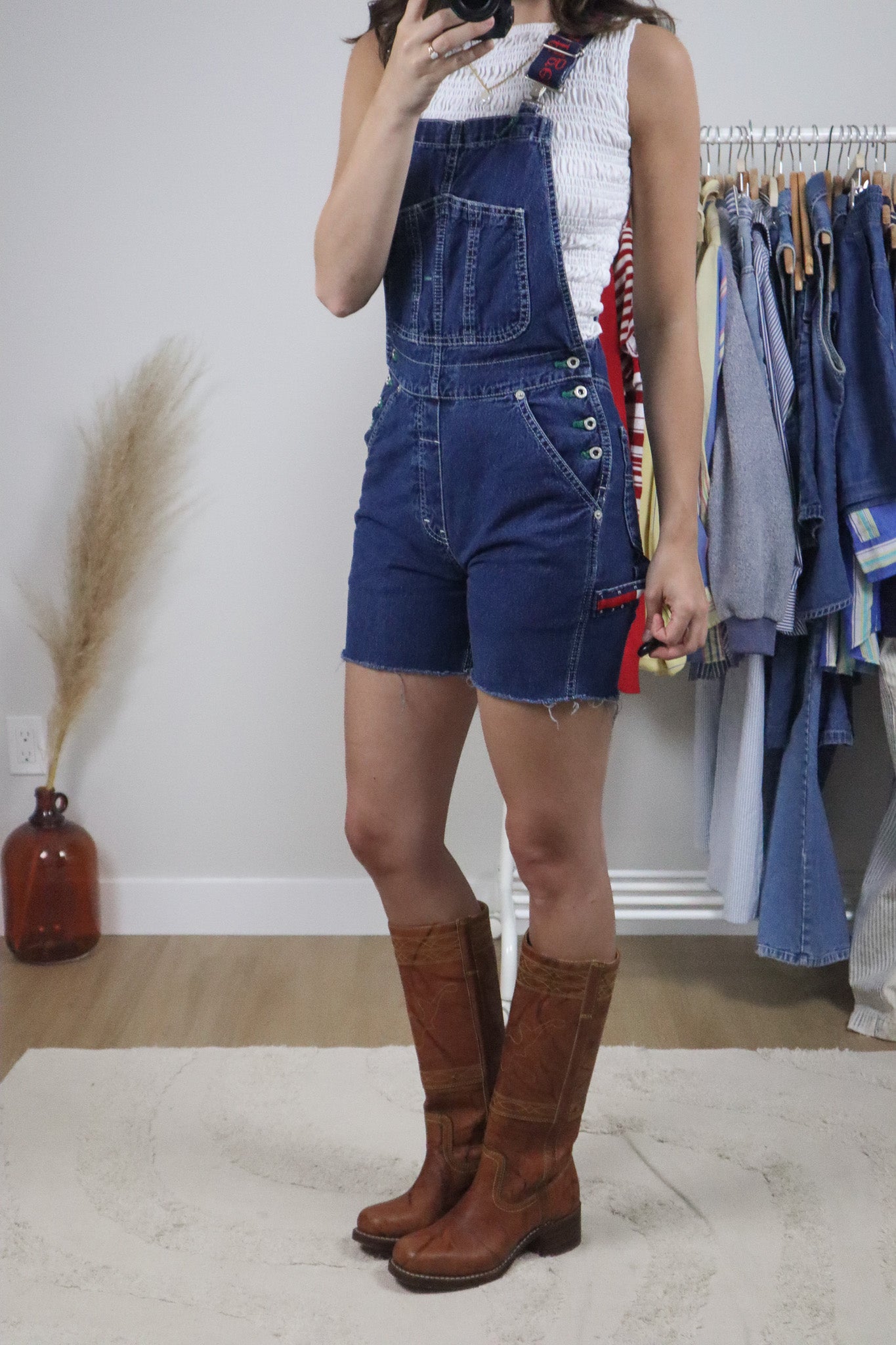 Made in Canada x Vintage x Tommy Hilfiger Denim Shortalls (XXS)