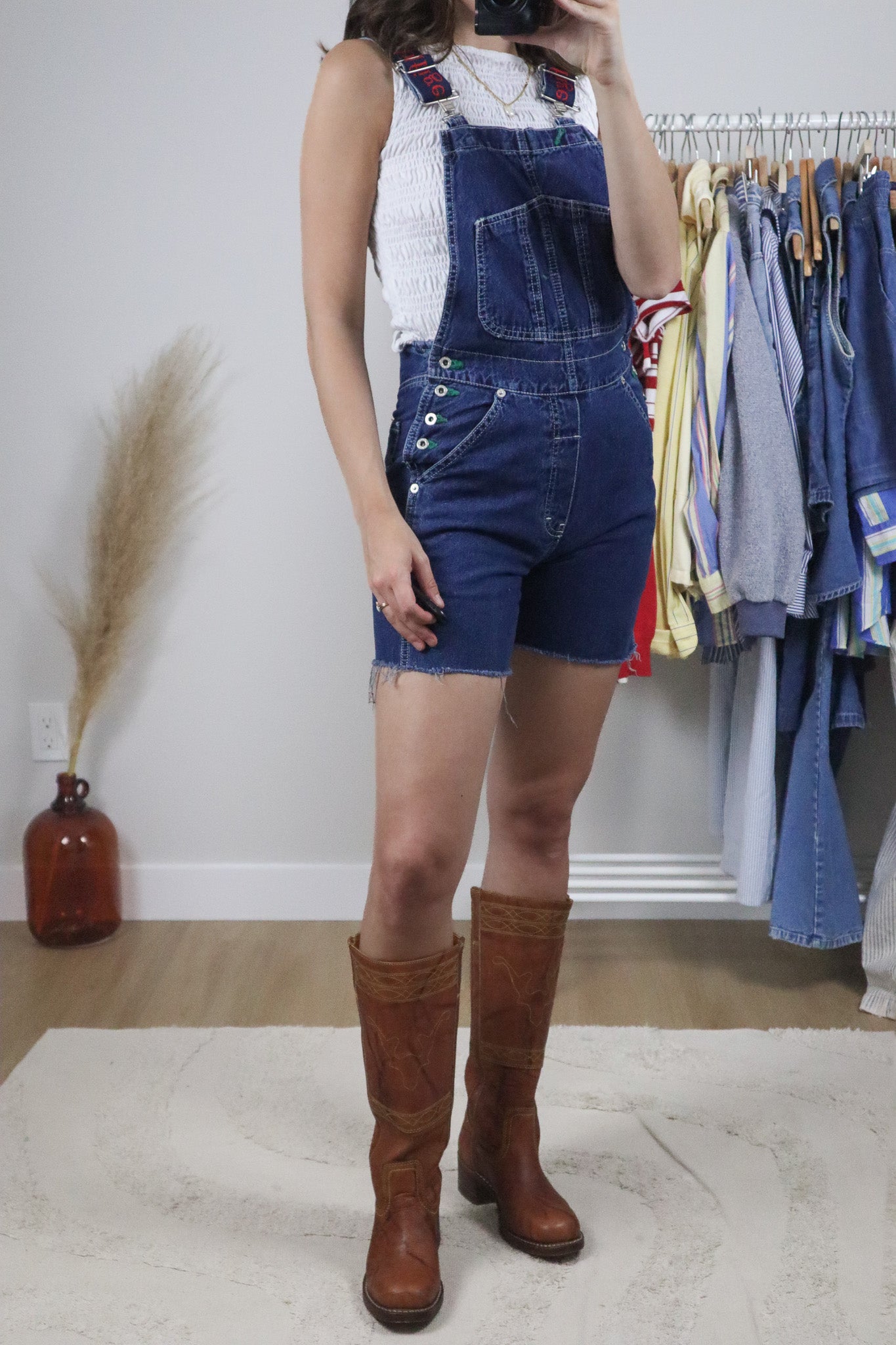 Made in Canada x Vintage x Tommy Hilfiger Denim Shortalls (XXS)