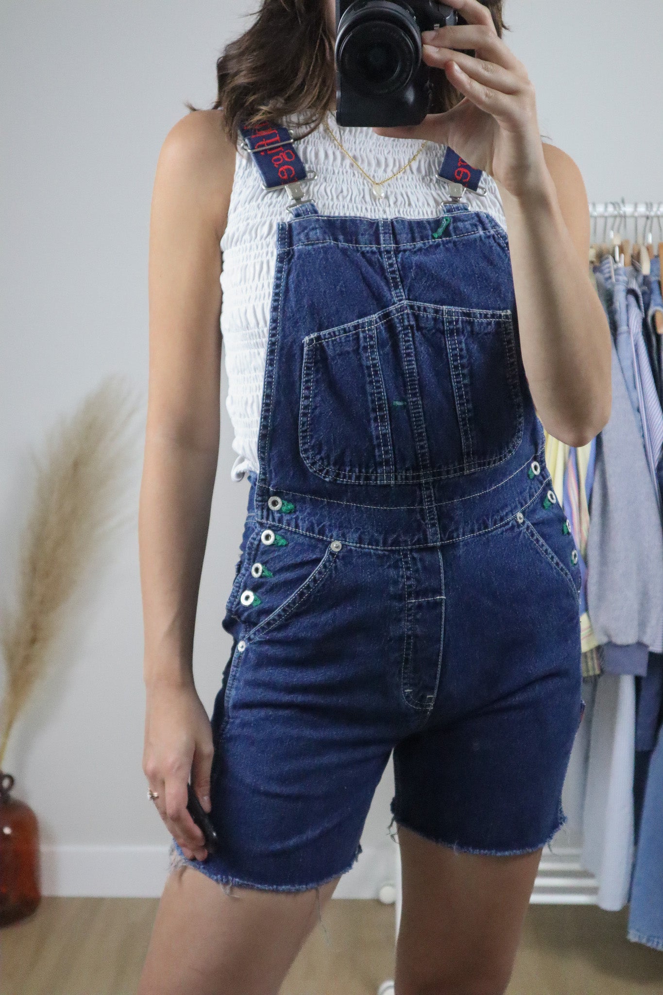 Made in Canada x Vintage x Tommy Hilfiger Denim Shortalls (XXS)