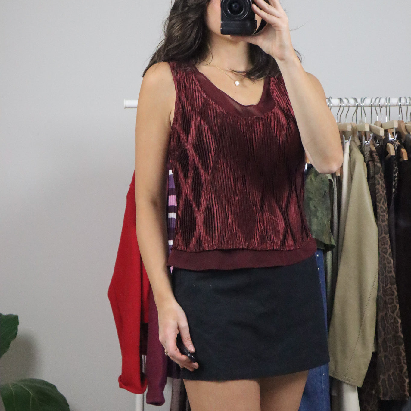 Made in Canada x Vintage x Cropped Textured Tank (8)