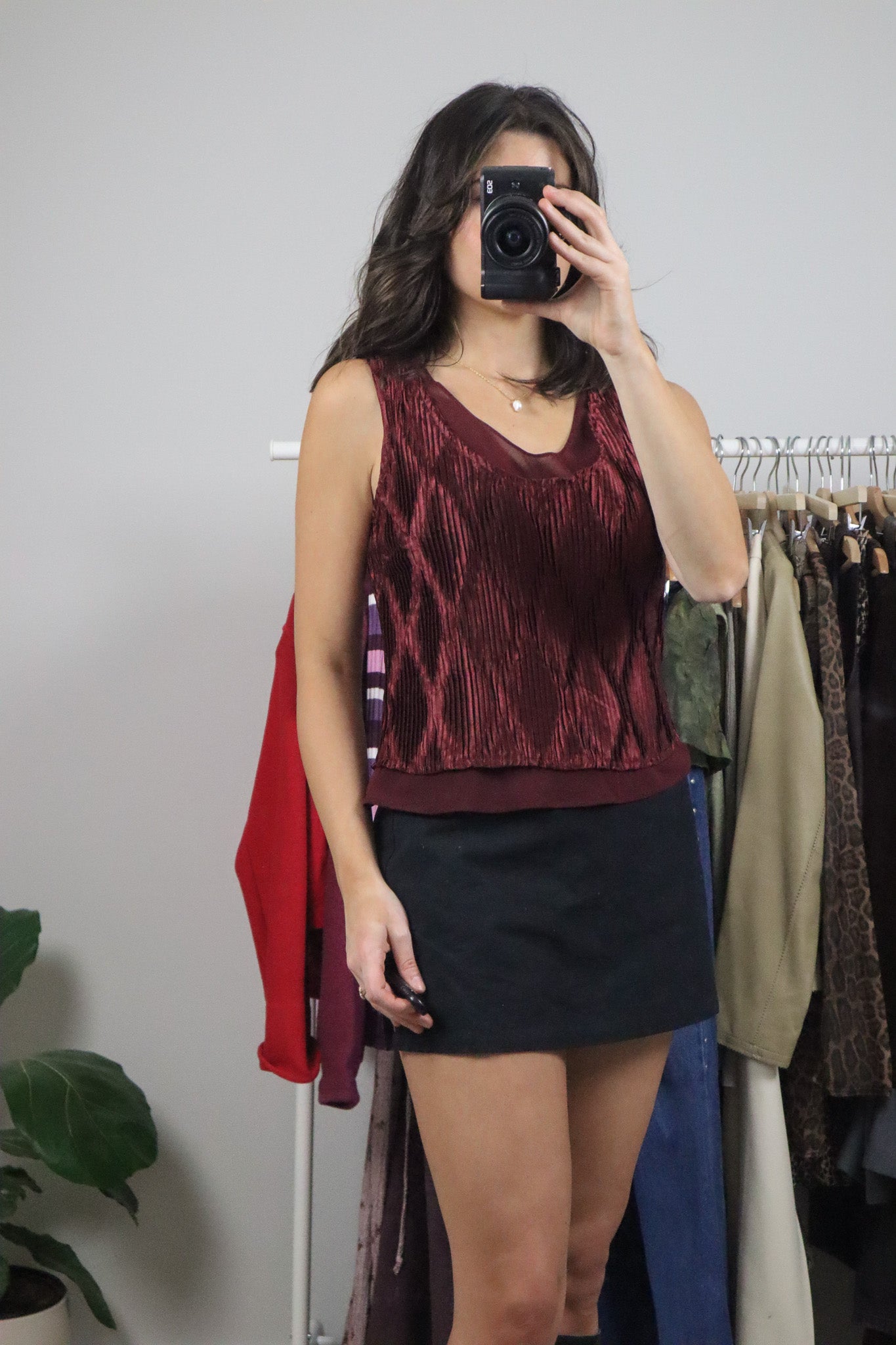 Made in Canada x Vintage x Cropped Textured Tank (8)