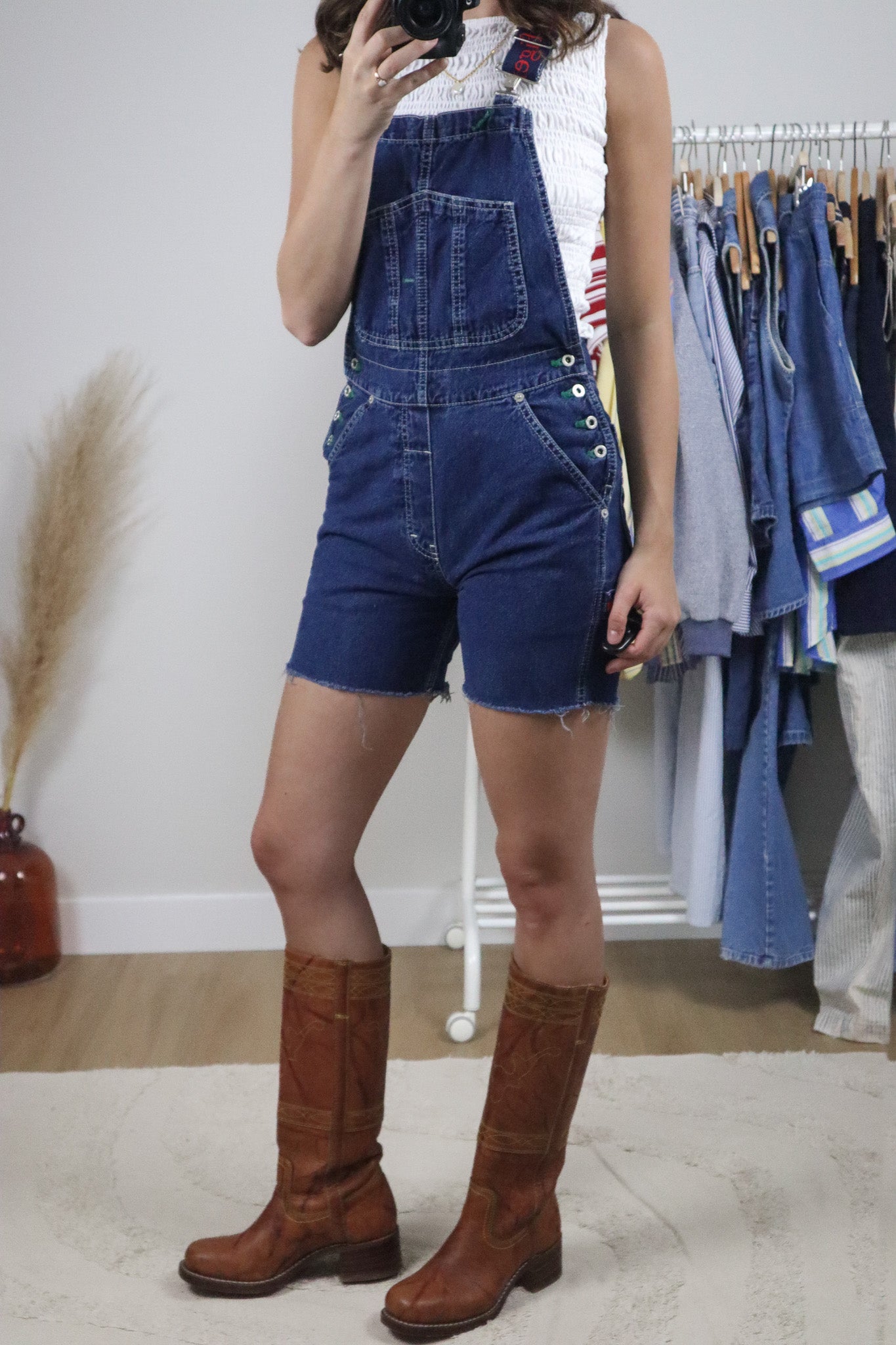 Made in Canada x Vintage x Tommy Hilfiger Denim Shortalls (XXS)
