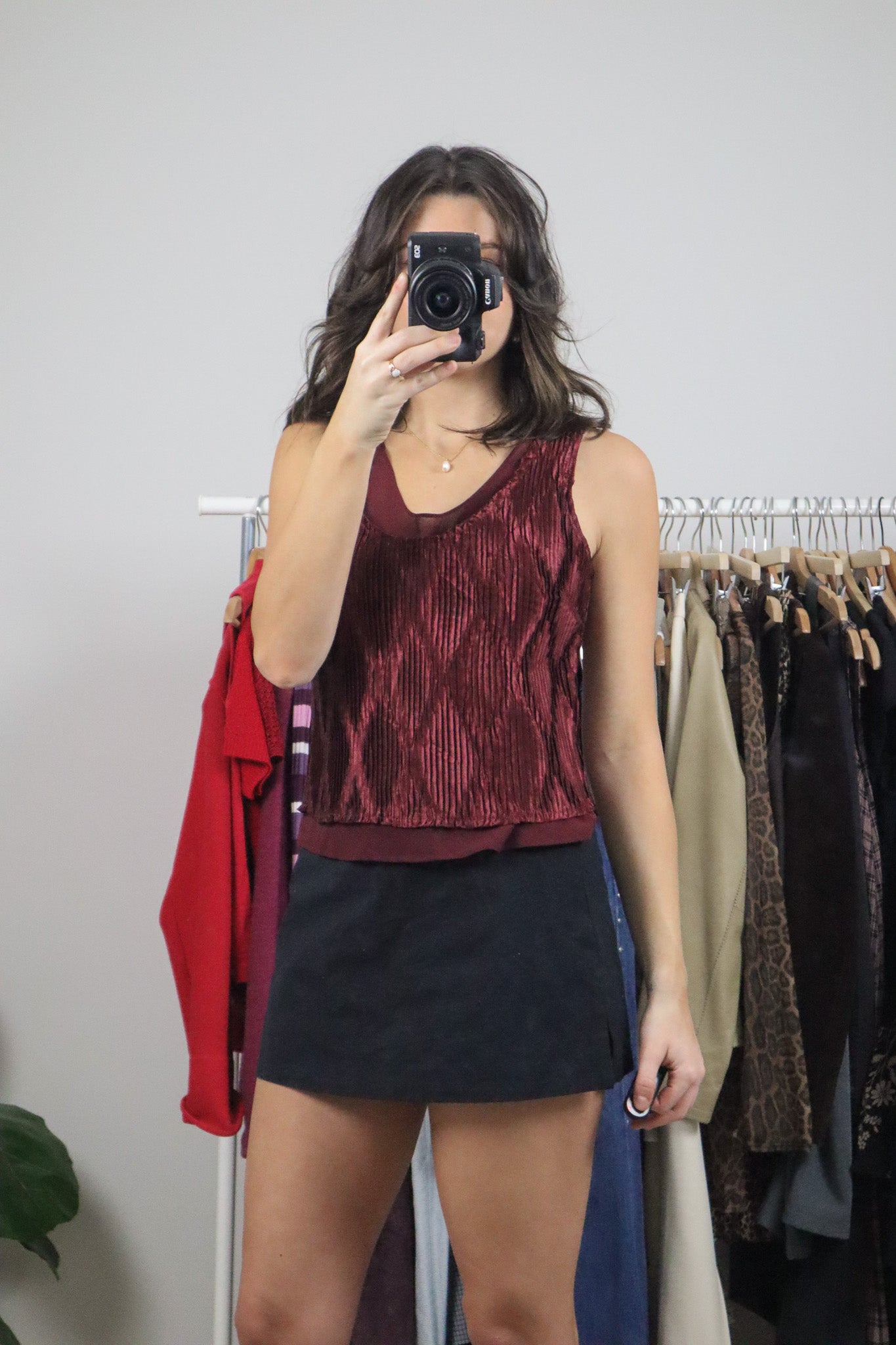 Made in Canada x Vintage x Cropped Textured Tank (8)