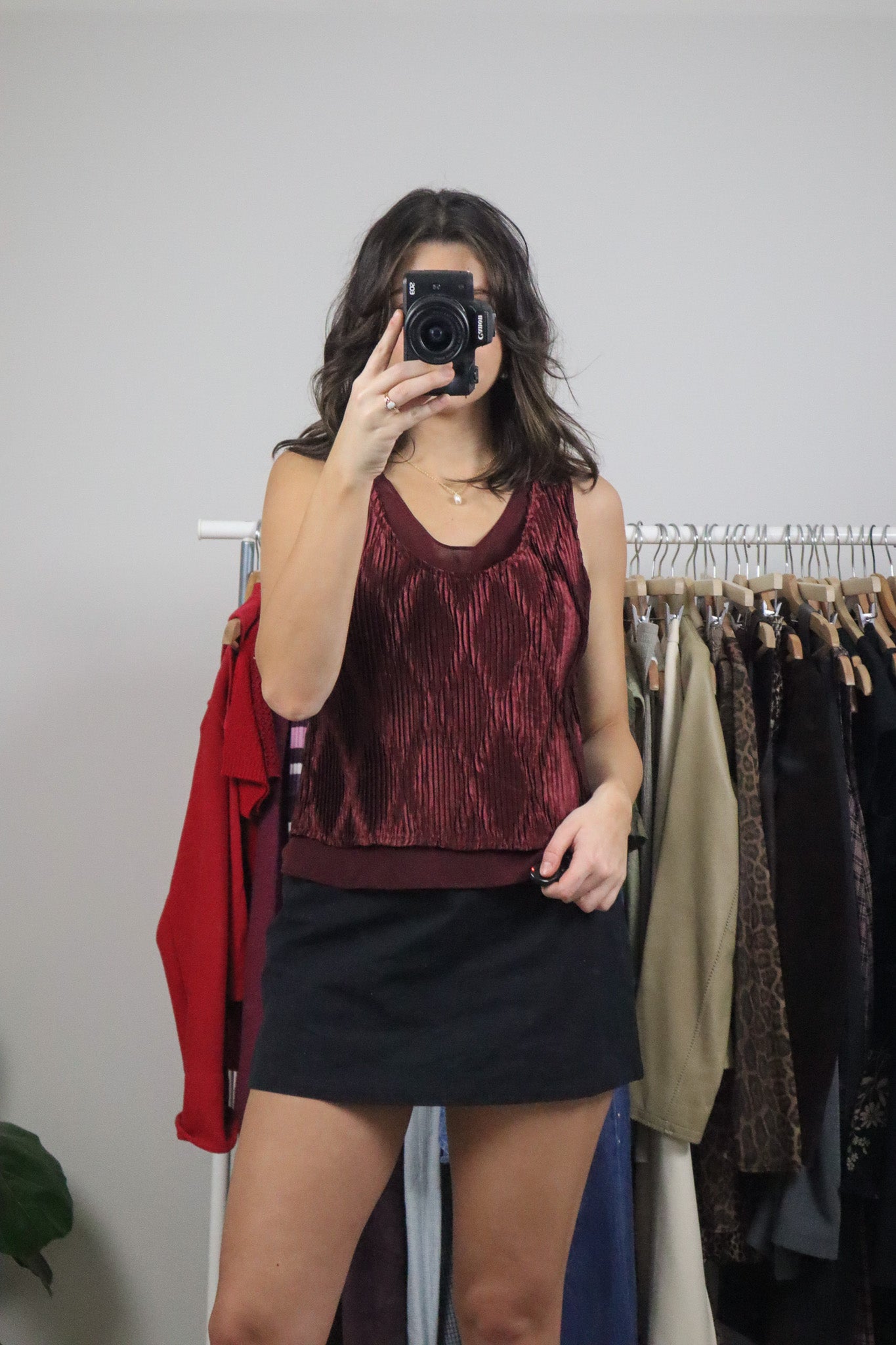 Made in Canada x Vintage x Cropped Textured Tank (8)