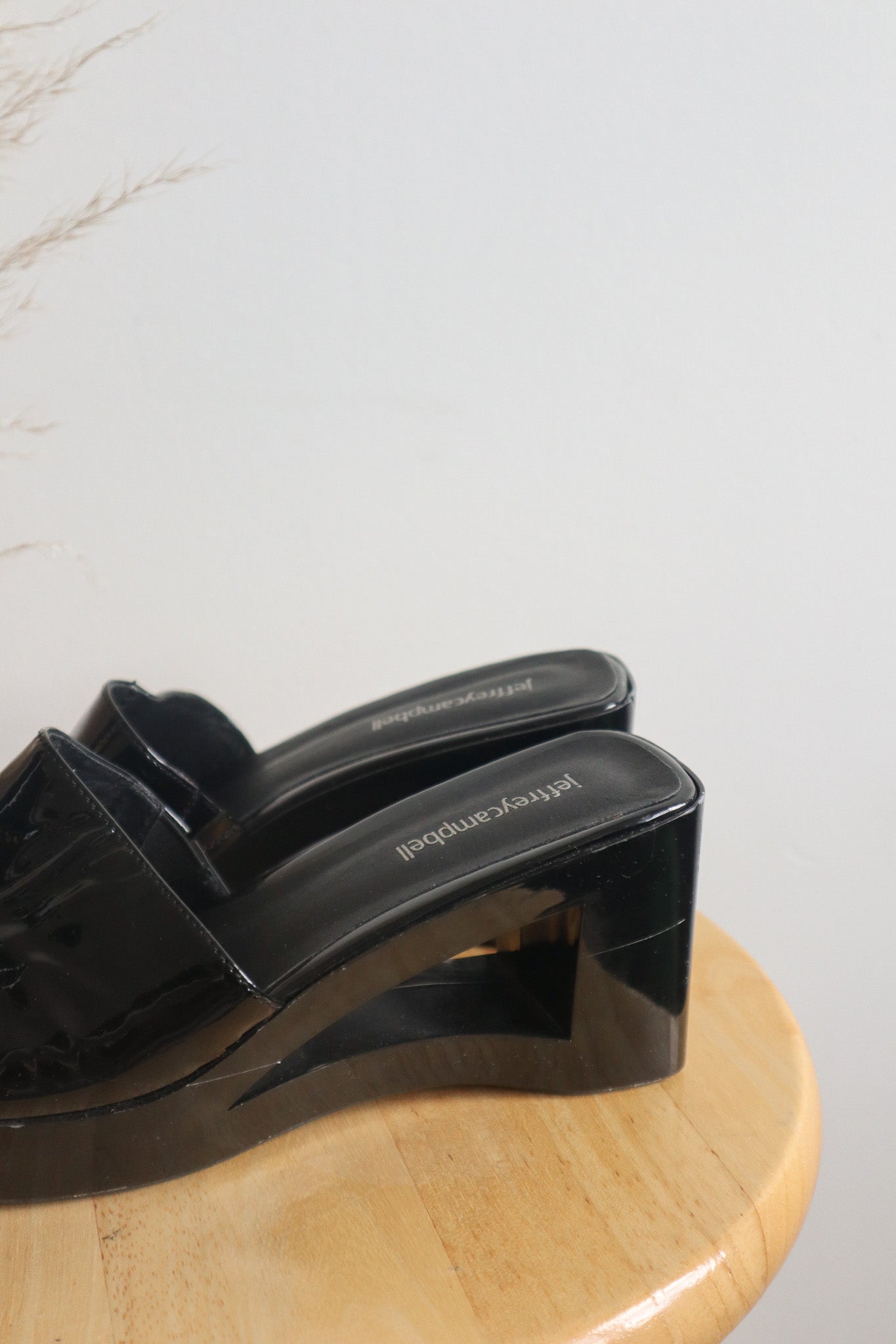 Vintage x Jeffery Campbell Leather Slides (7.5)