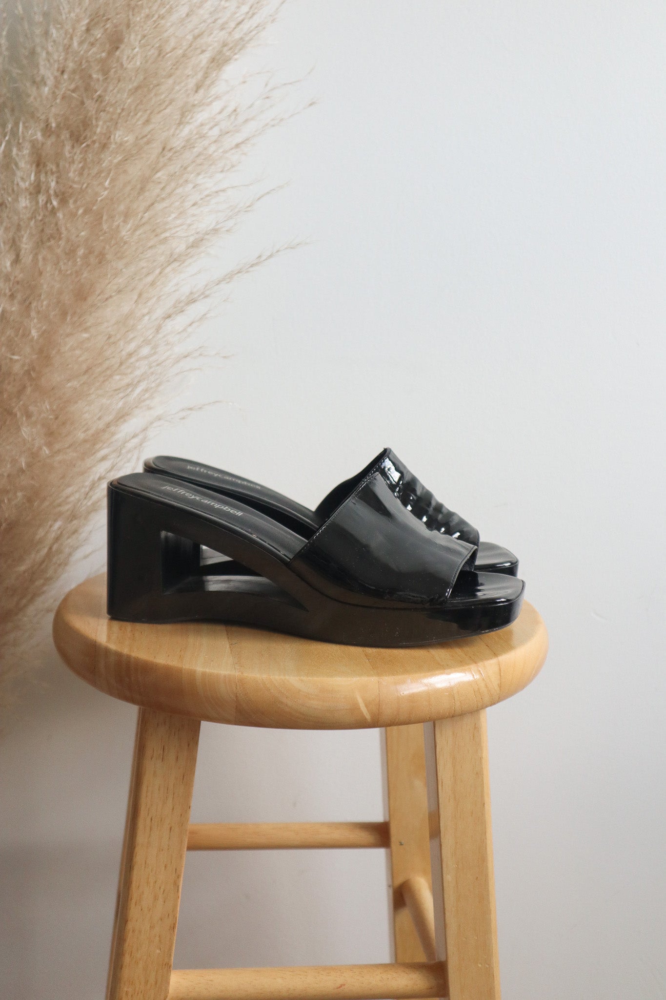 Vintage x Jeffery Campbell Leather Slides (7.5)