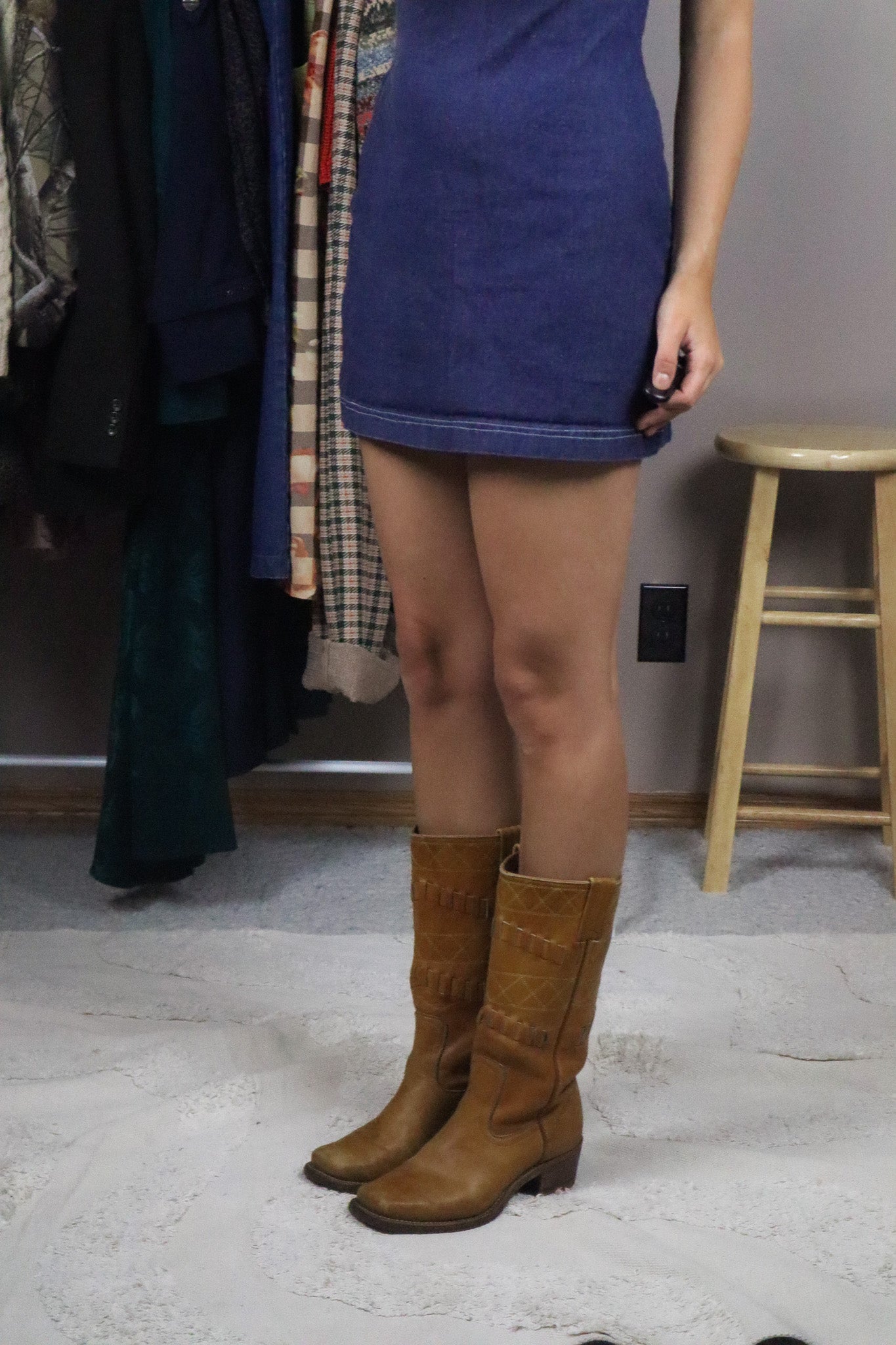 Made in Canada x Vintage x Leather Campus Boots (7.5)