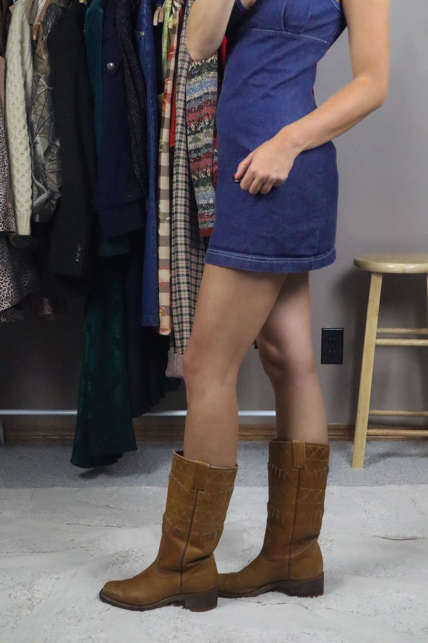 Made in Canada x Vintage x Leather Campus Boots (7.5)