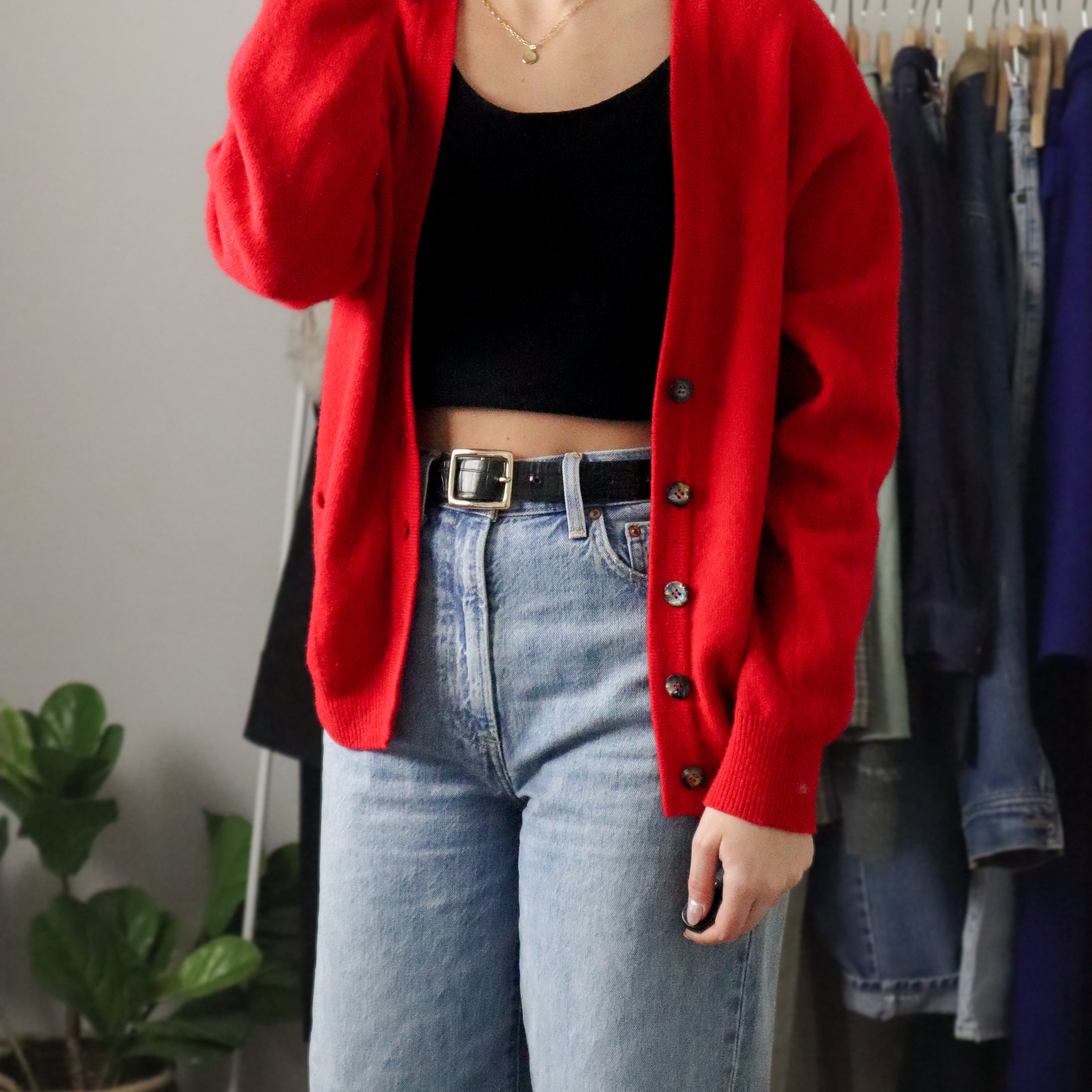 Vintage x Wool Cardigan (S)