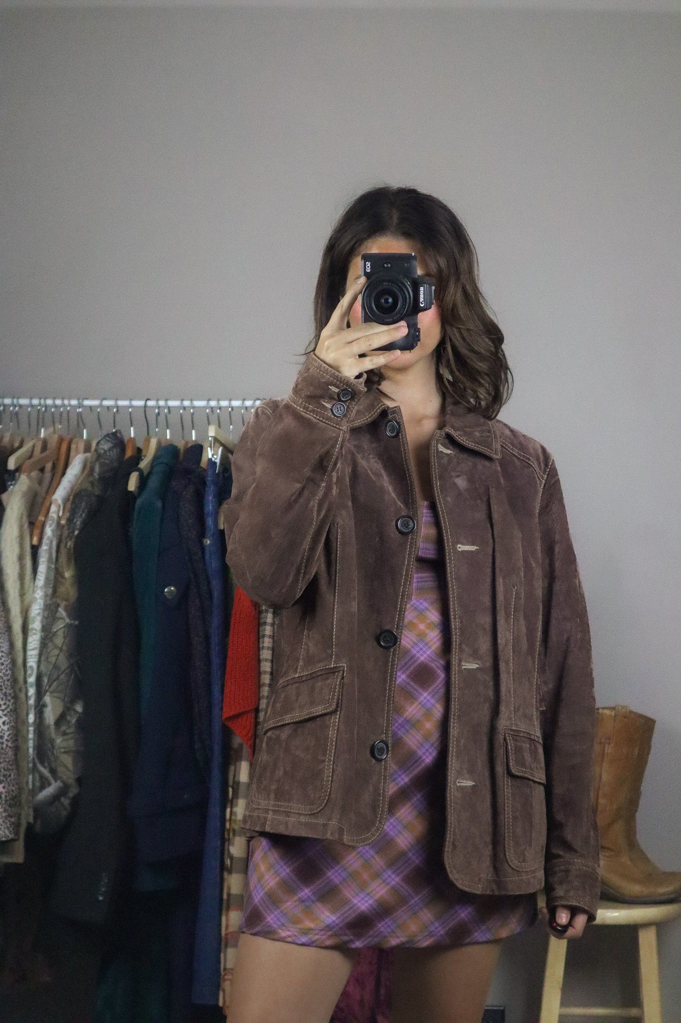 Vintage x Suede Jacket (M)