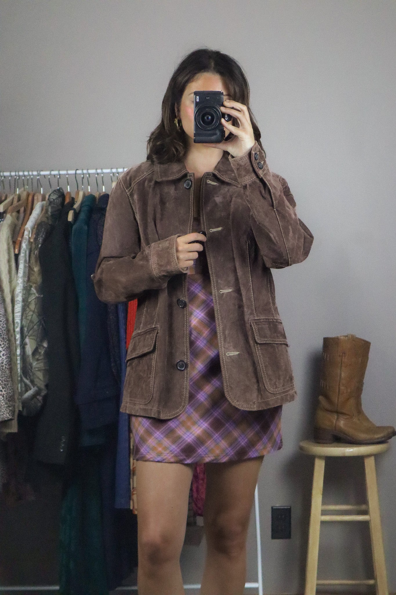 Vintage x Suede Jacket (M)