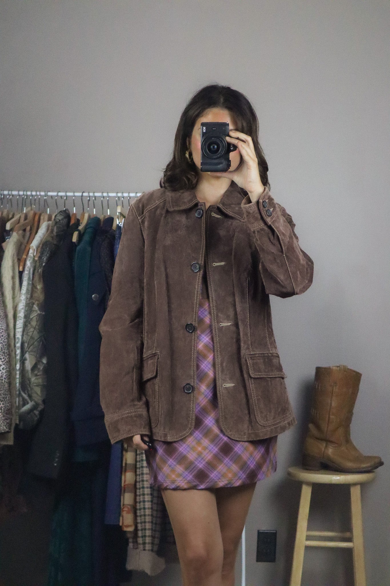 Vintage x Suede Jacket (M)