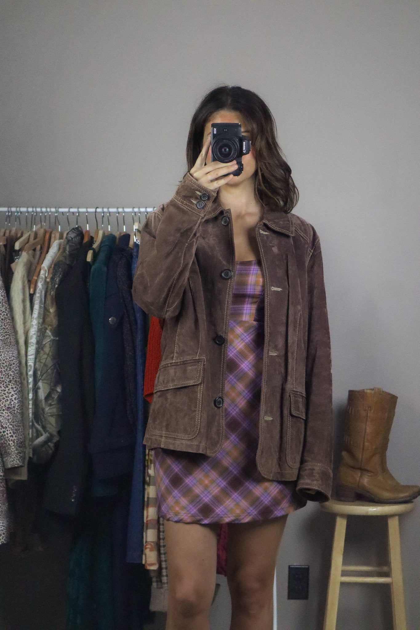 Vintage x Suede Jacket (M)